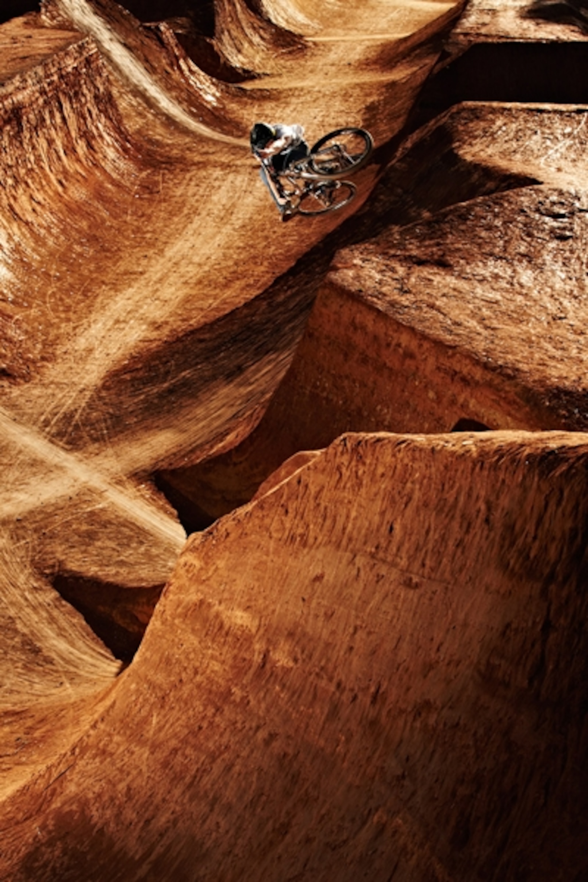 Rider in Mt Beauty, Victoria, Australia.