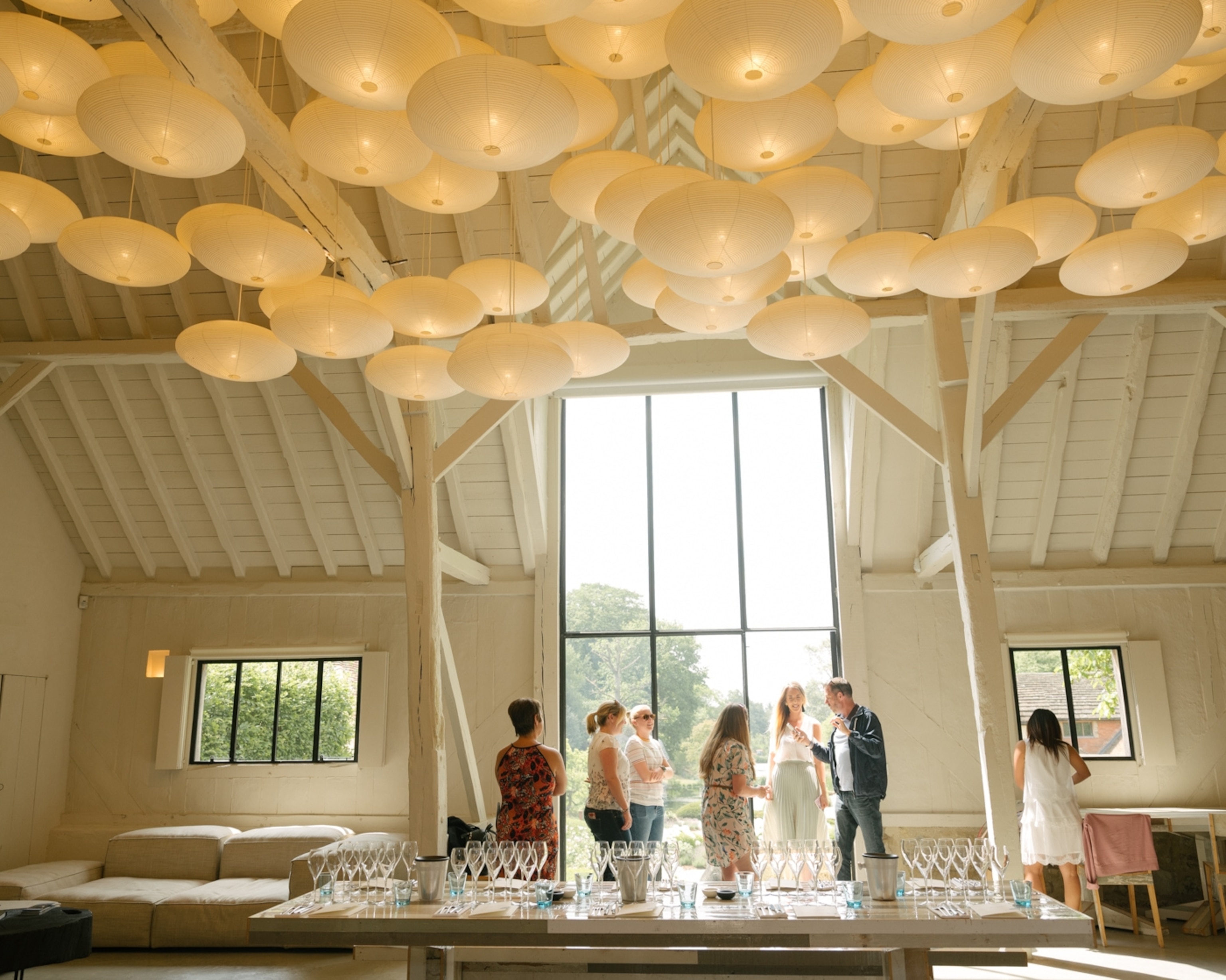 Nyetimber estate, one of England's largest wineries and maker of sparkling wines