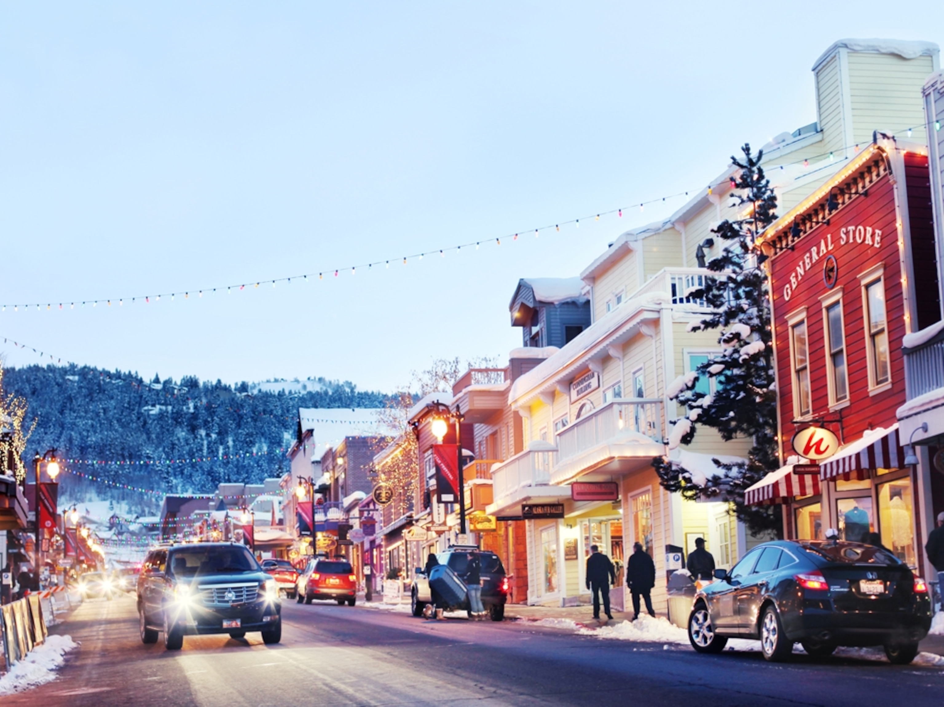 Historic Main Street in Park City Utah