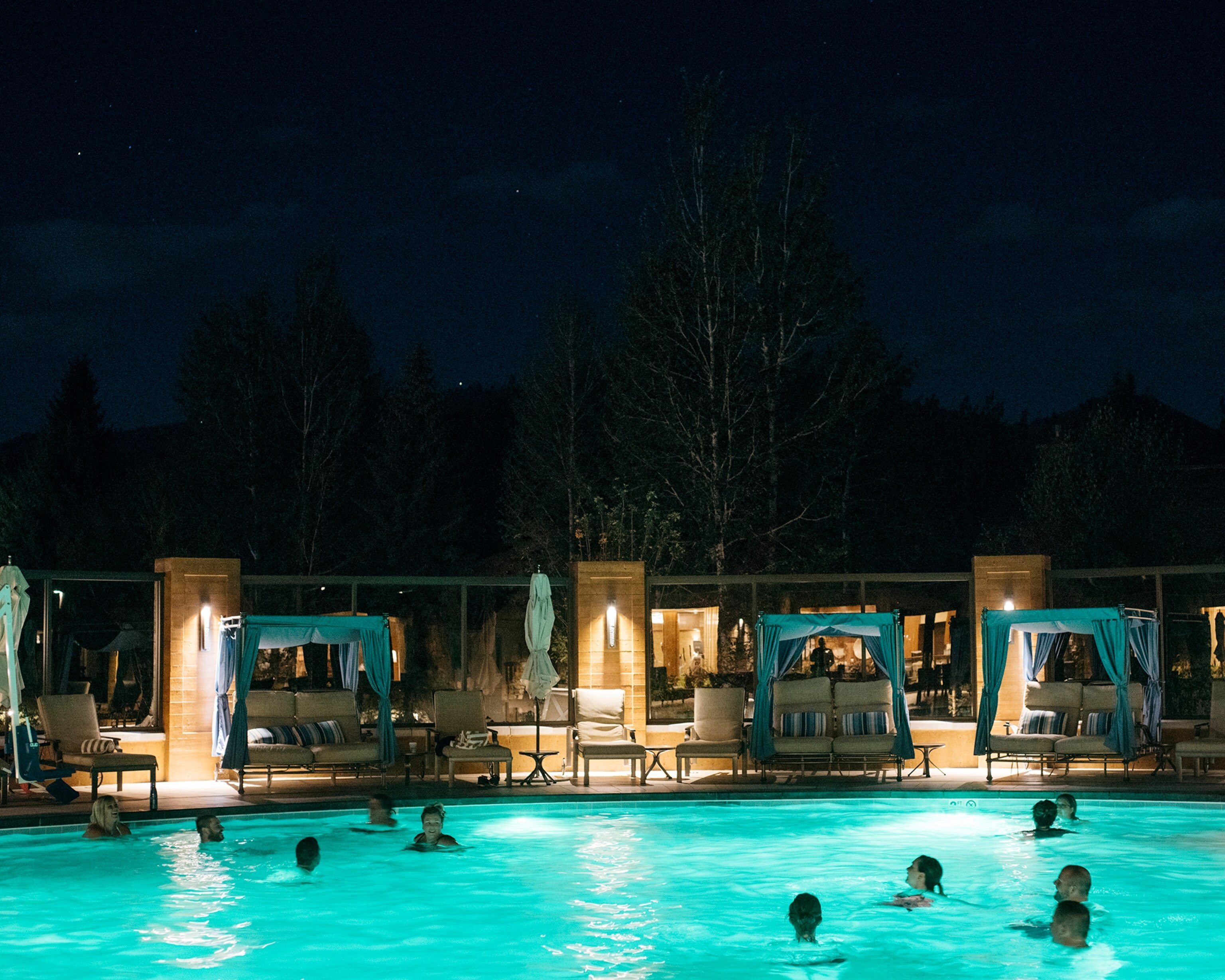 a swimming pool in Sun Valley, Idaho