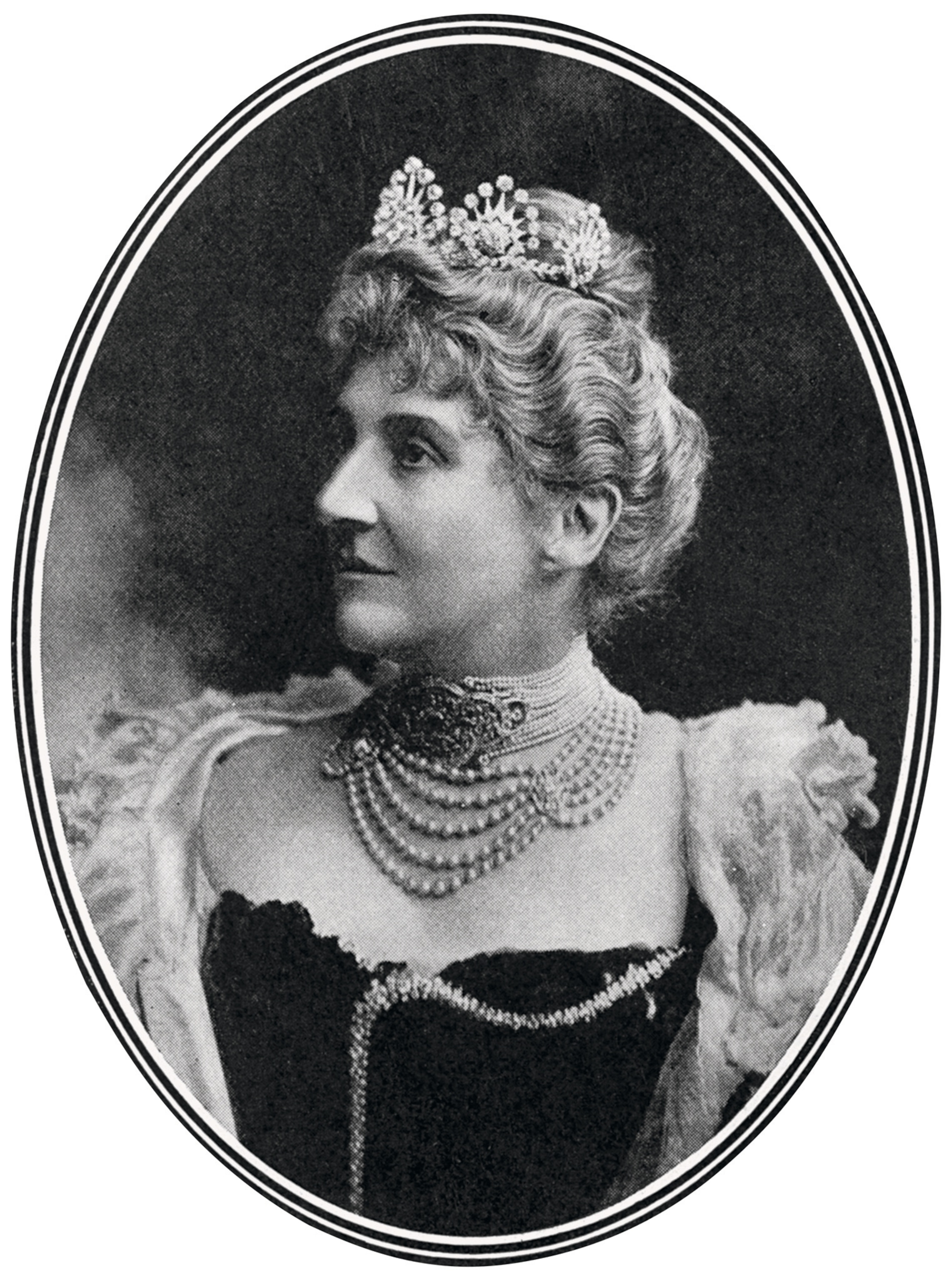Photograph by Lafayette of Mrs. Cornelia Adair in Tatler, 1910.