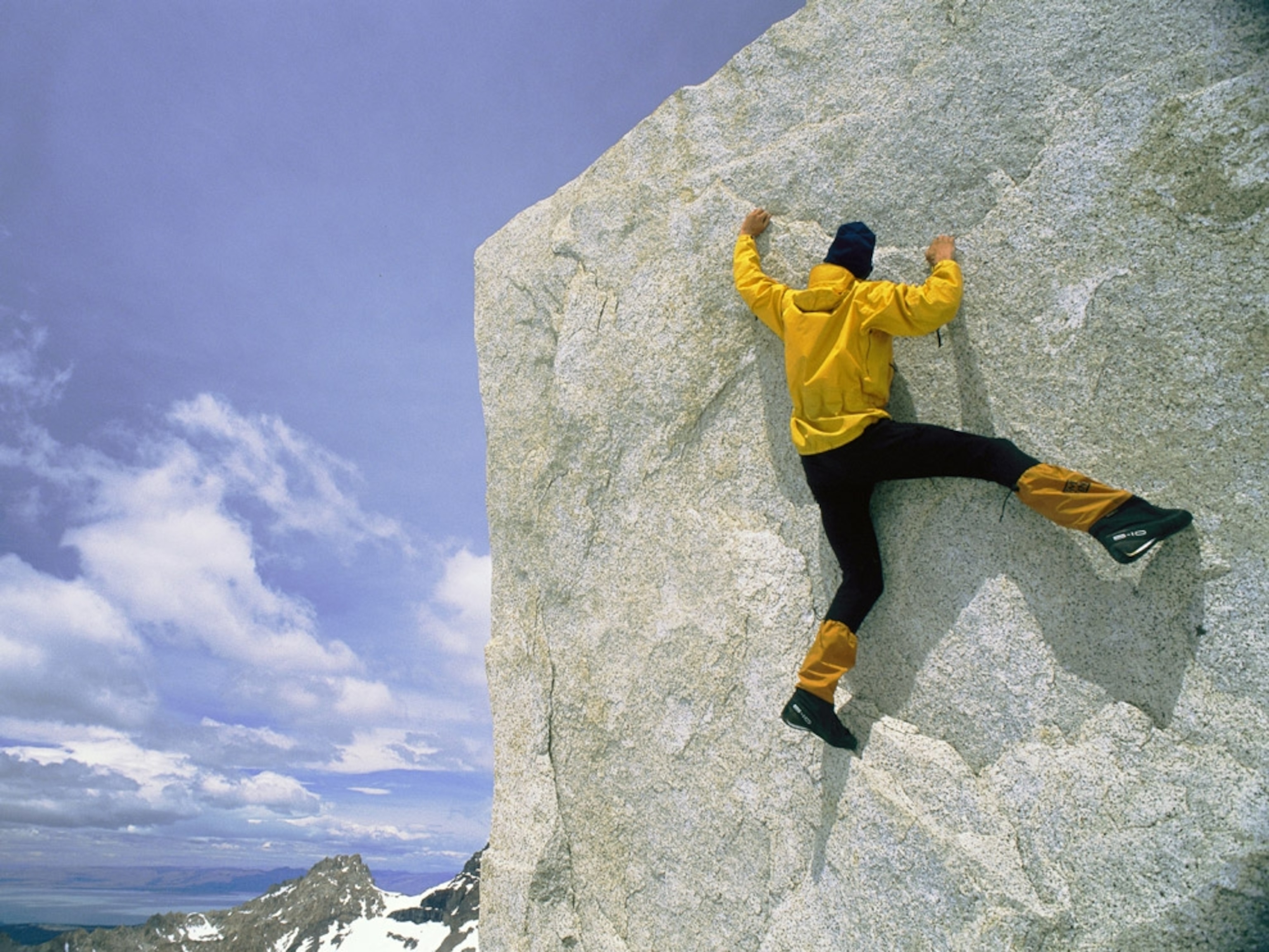 Rock climber in Patagonia