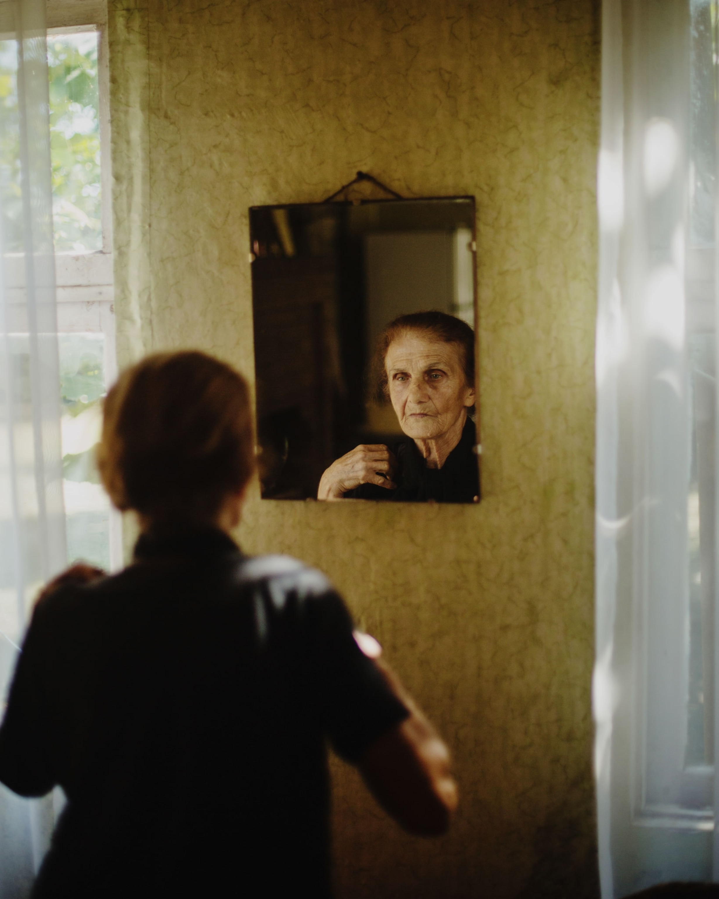 a woman in her home in Georgia