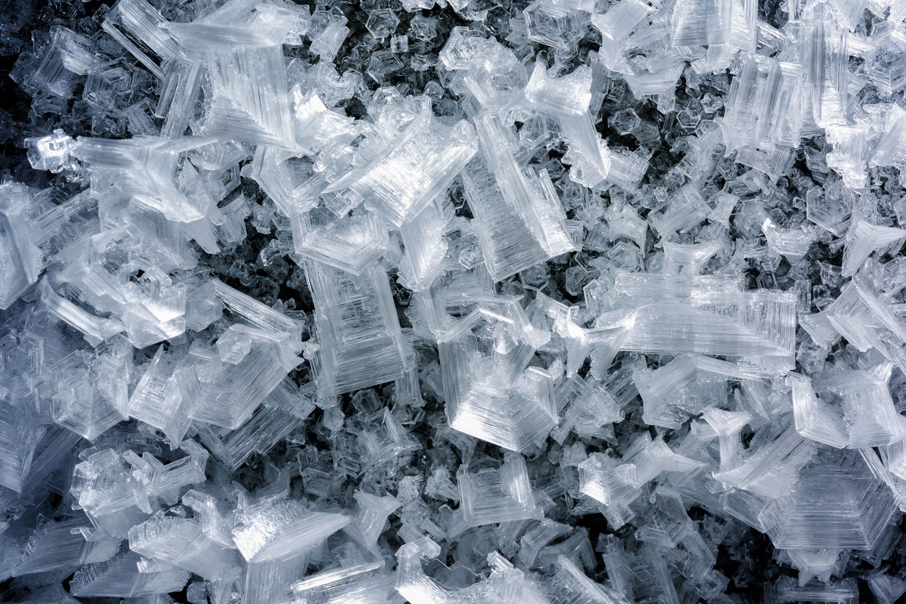 ice formations up close