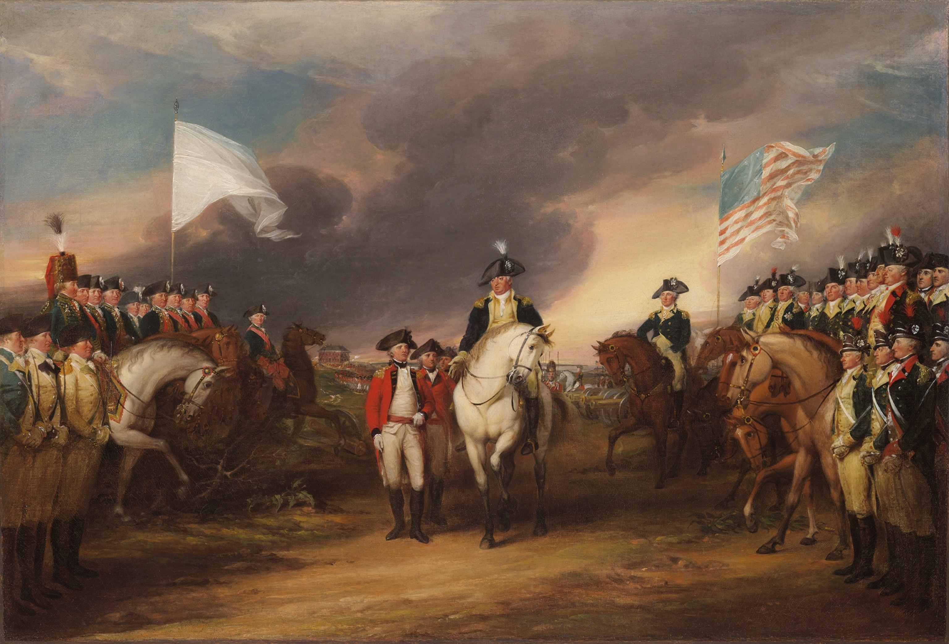 The Surrender of Lord Cornwallis at Yorktown, 19th October, 1781.