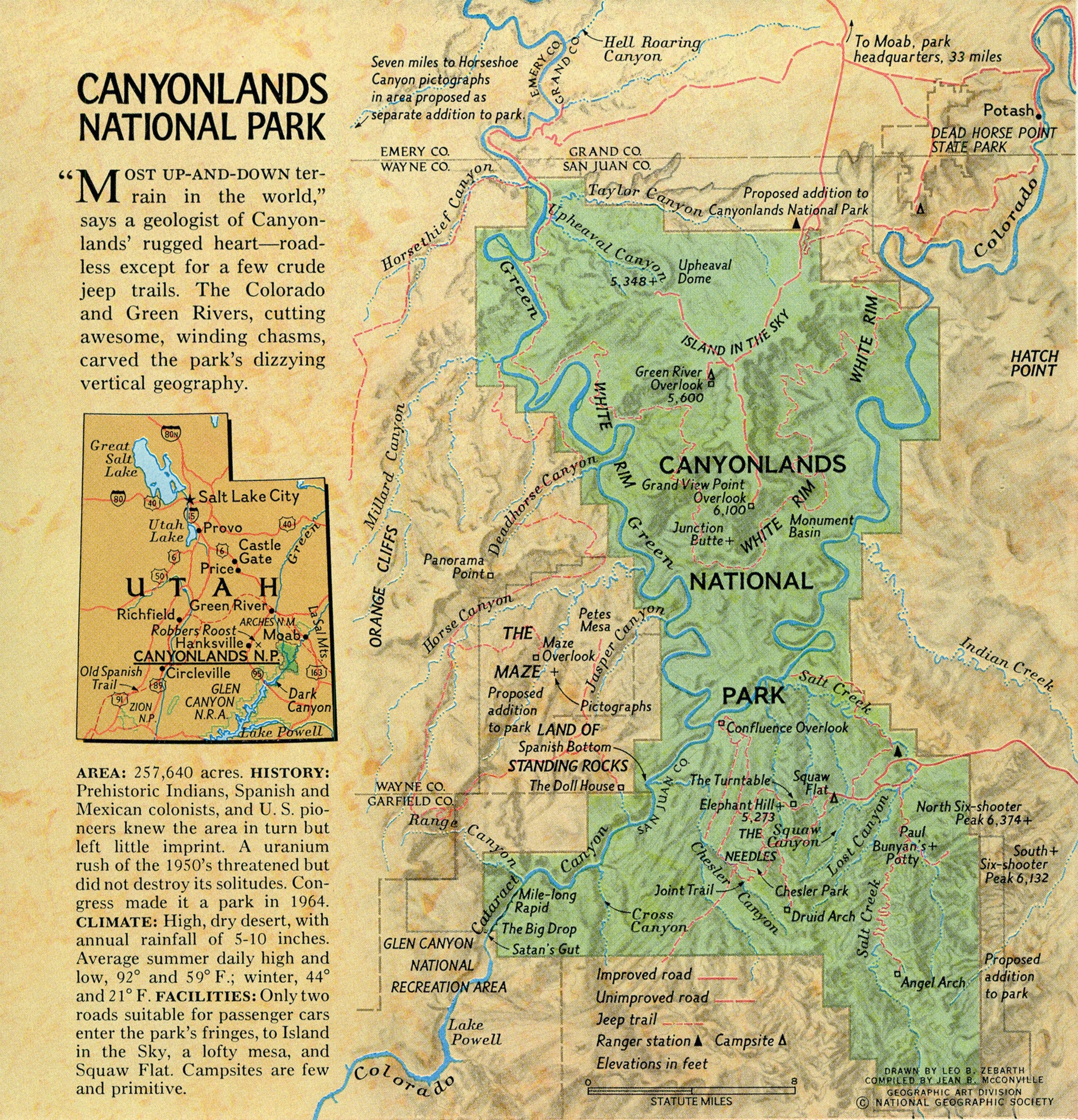 Canyonlands National Park in the United States