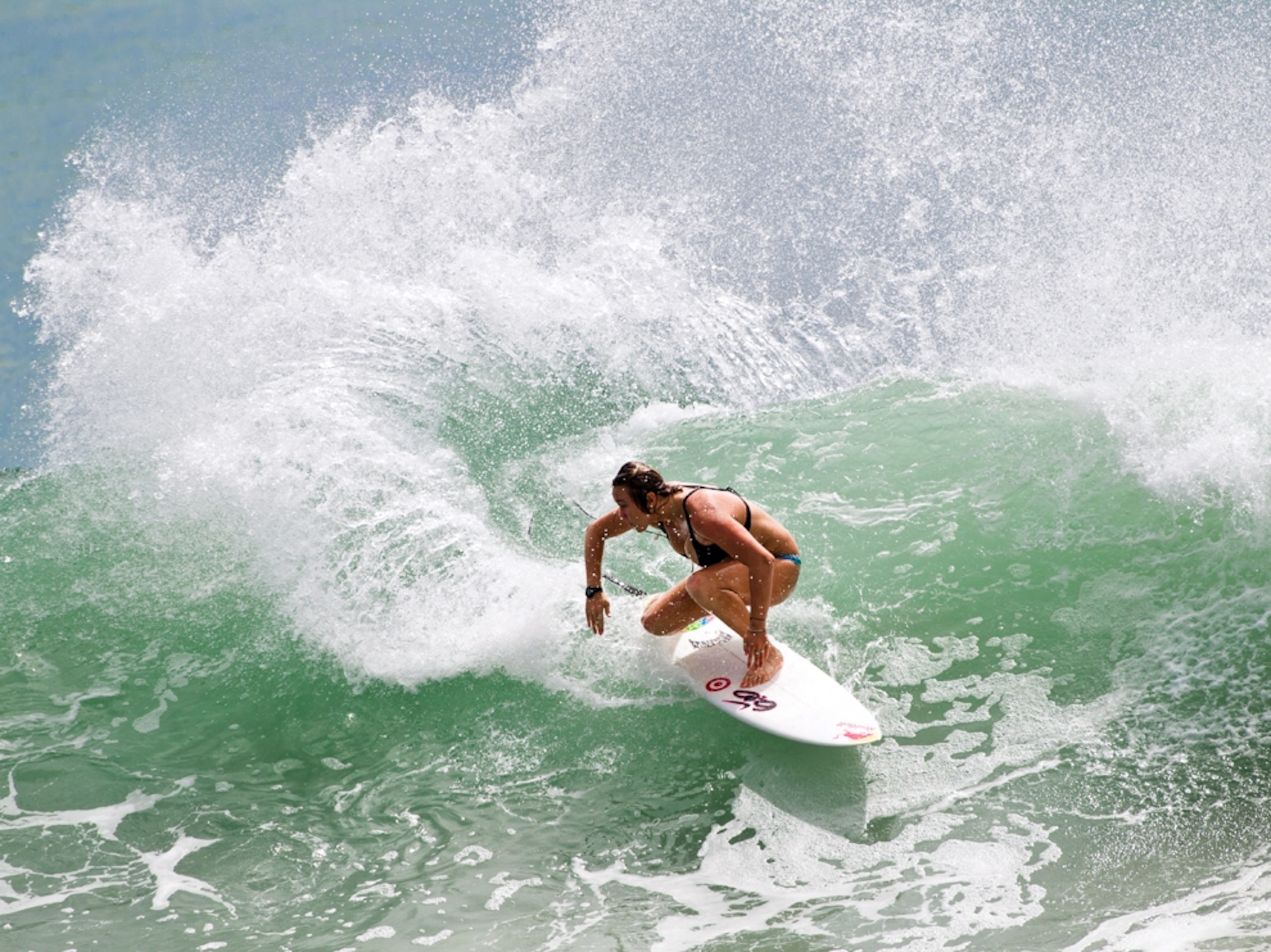 Carissa Moore in action in Salina Cruz, Oaxaca, Mexico