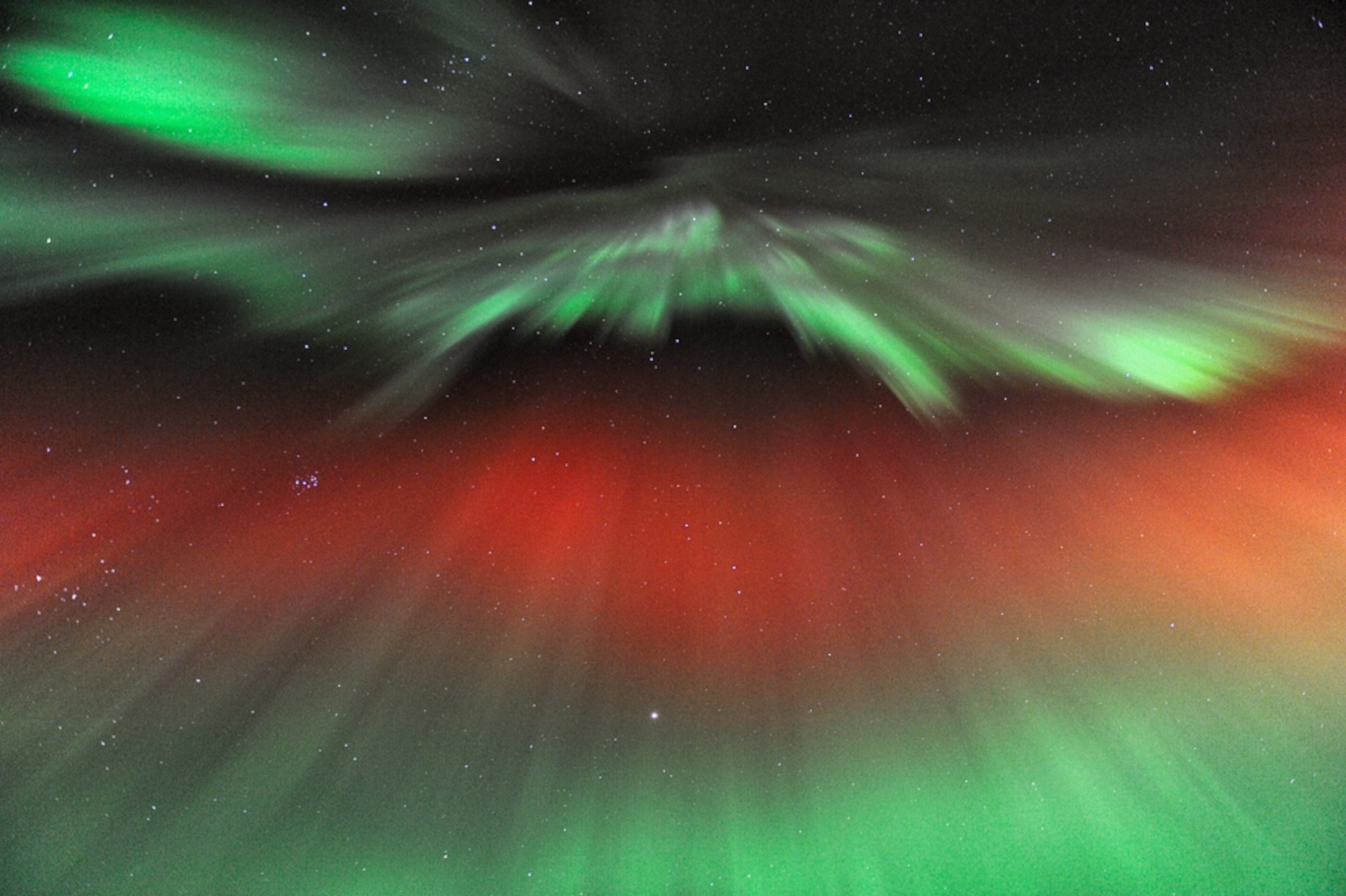 Aurora picture: northern lights over Norway