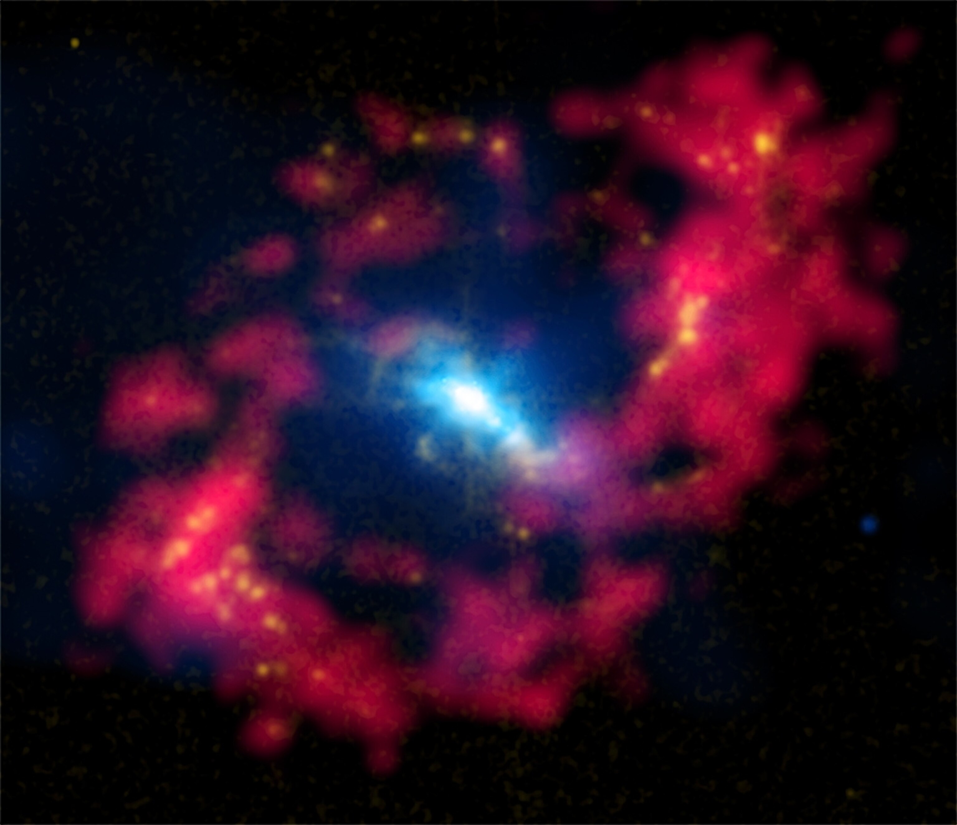 the spiral galaxy NGC 4151, aka the Eye of Sauron