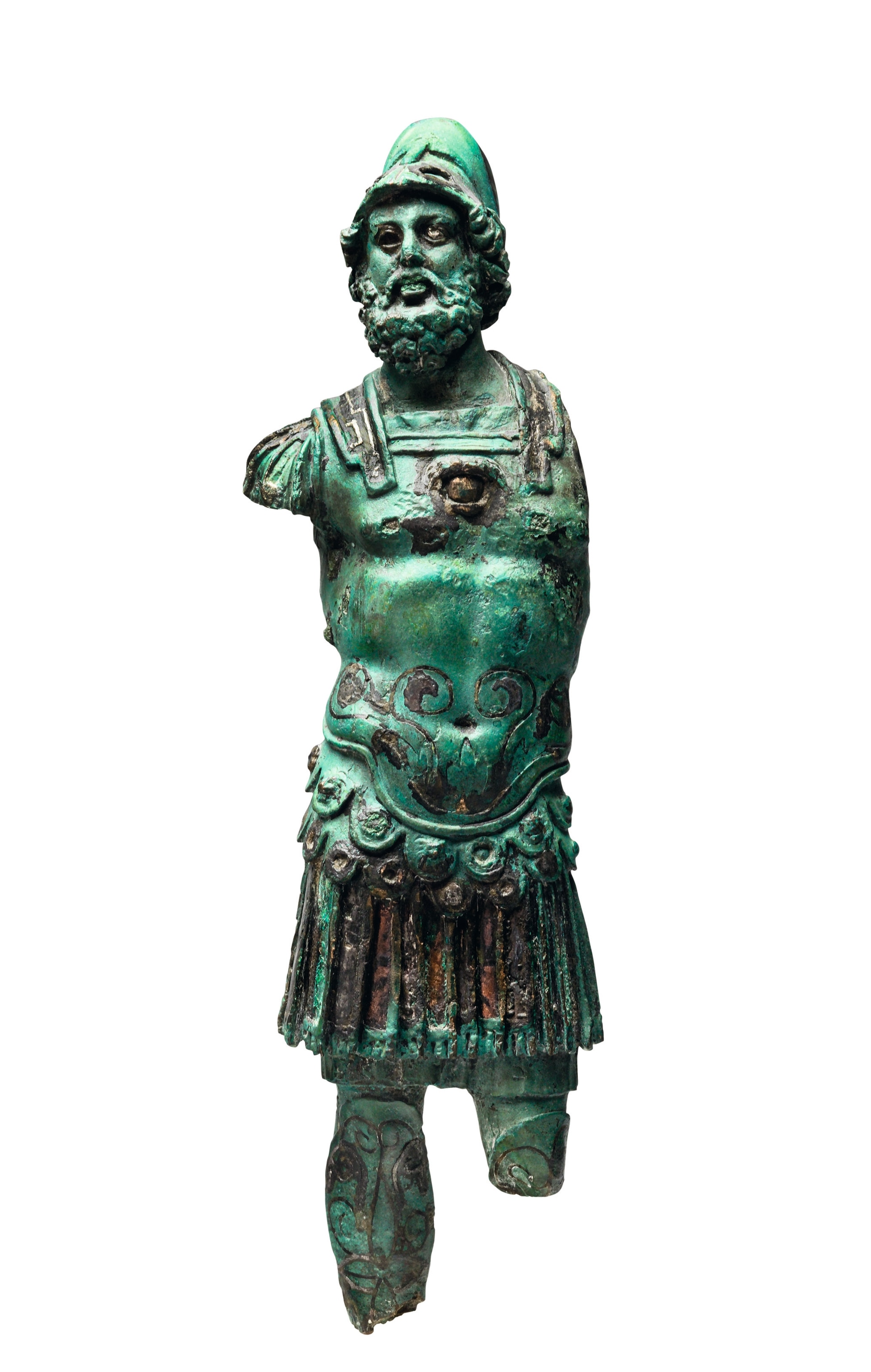 Mars is depicted in a circa second-century statuette.