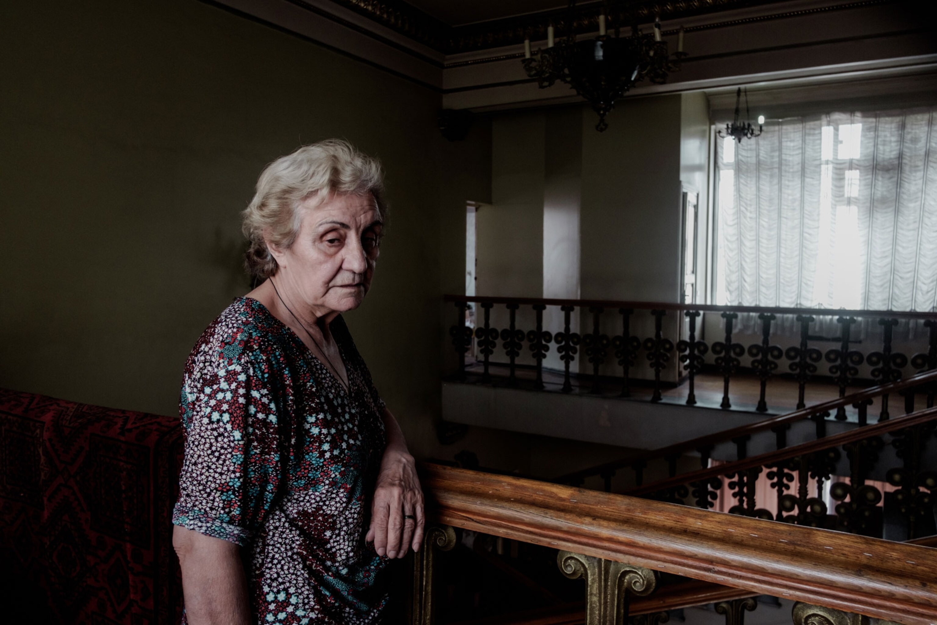 Larissa, 68 who irons bed sheets in Hotel Georgia