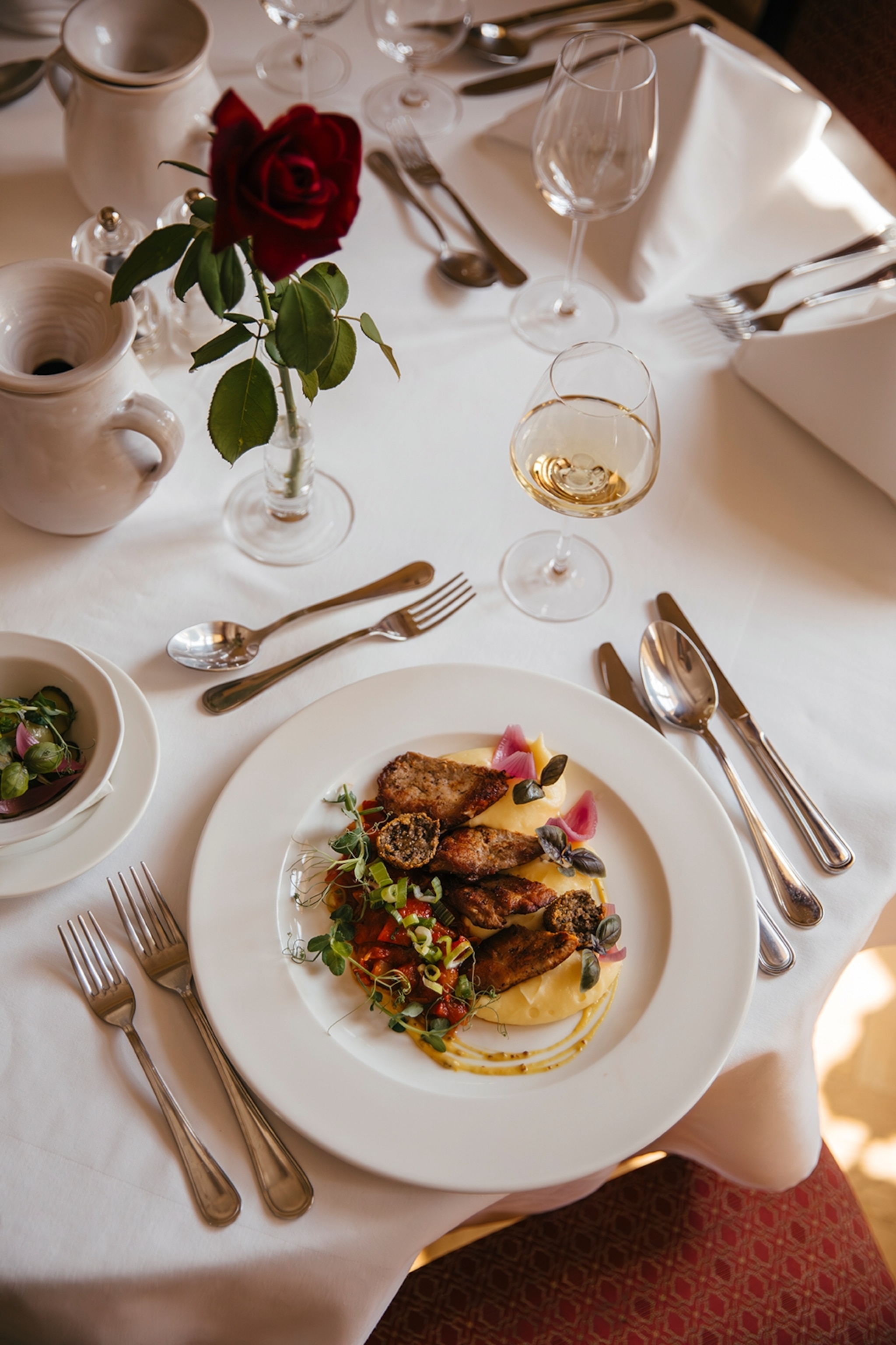 Mangalista tenderloin at Gróf Degenfeld Castle Hotel