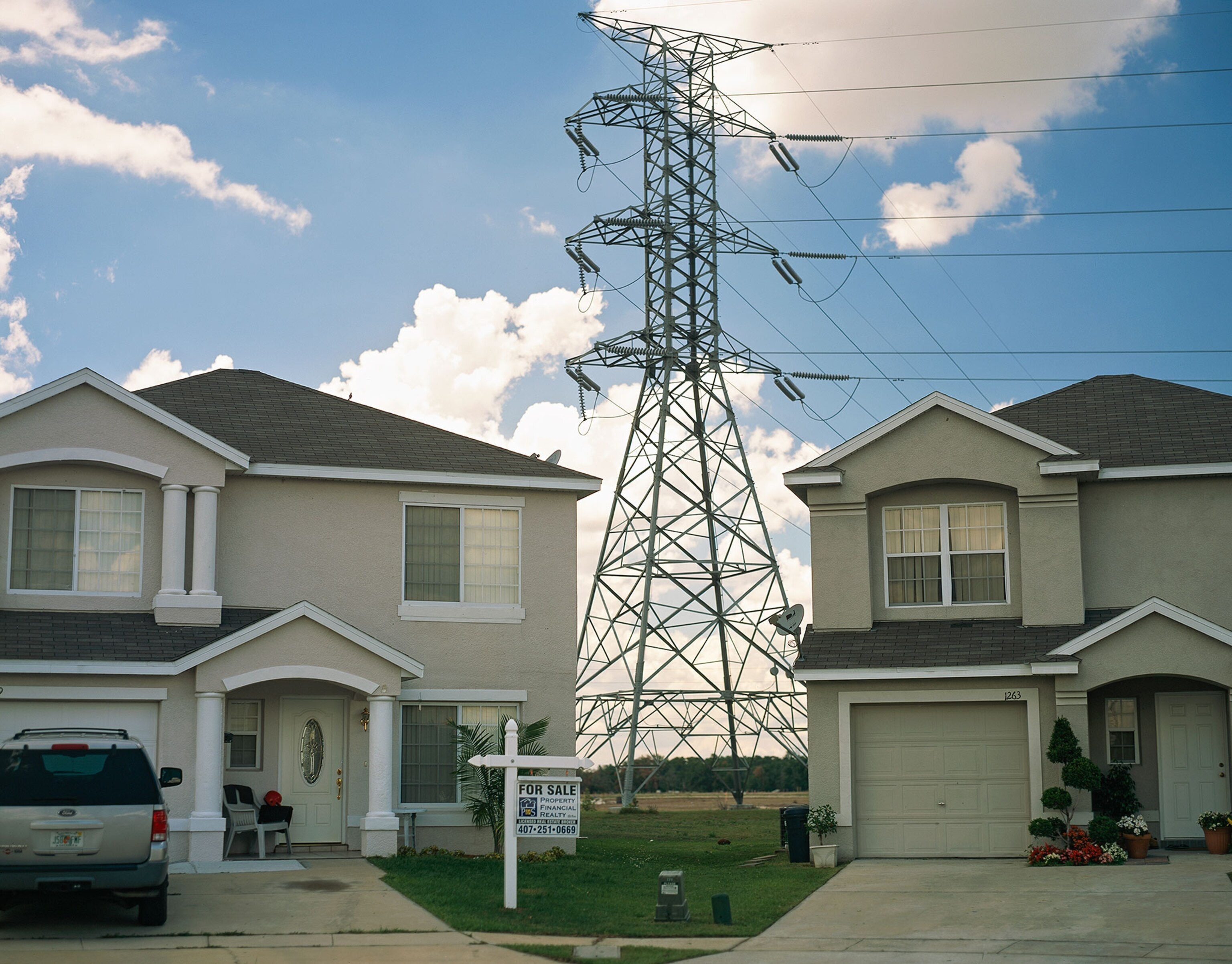 a power line near houses in Florida
