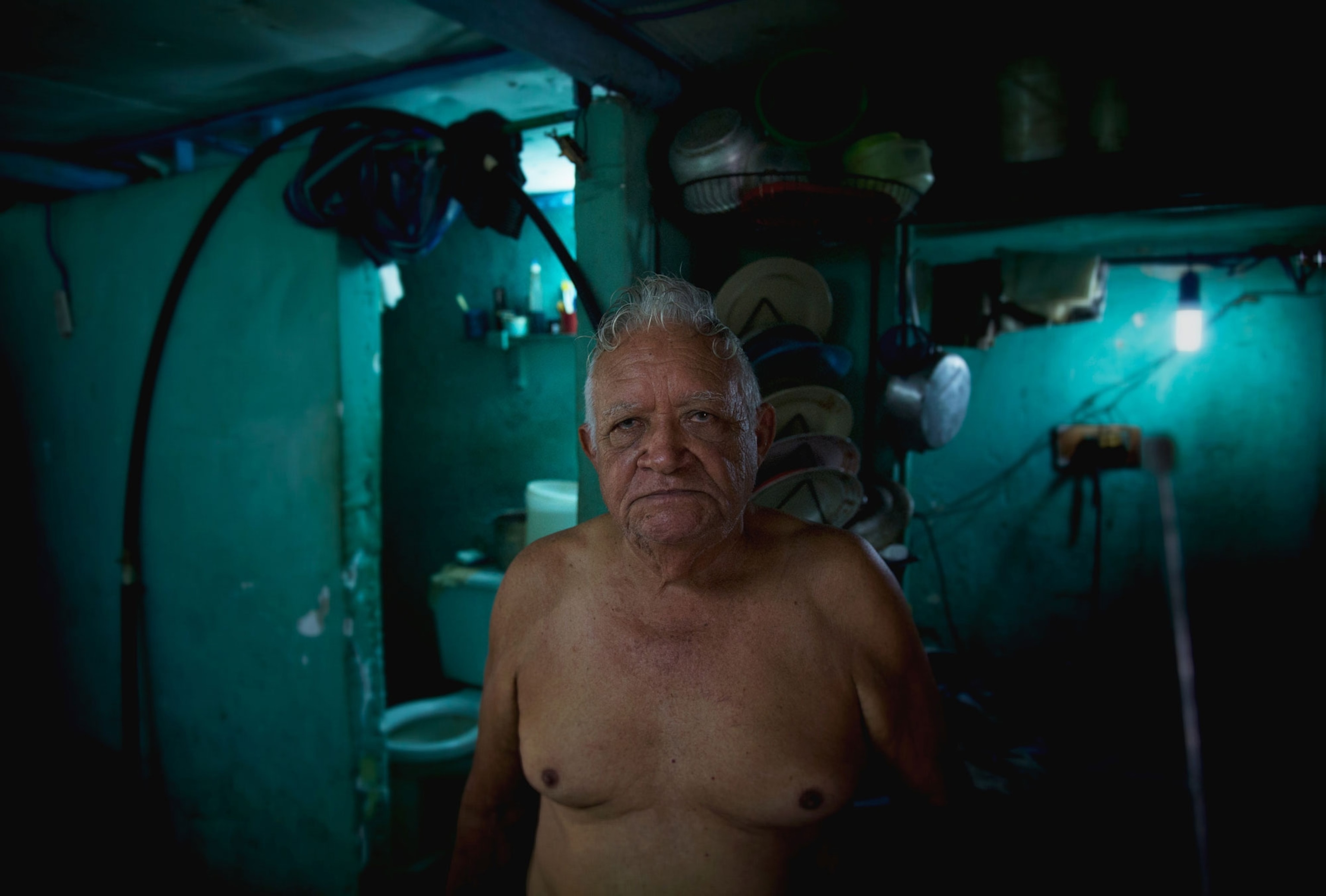 an elderly Cuban man