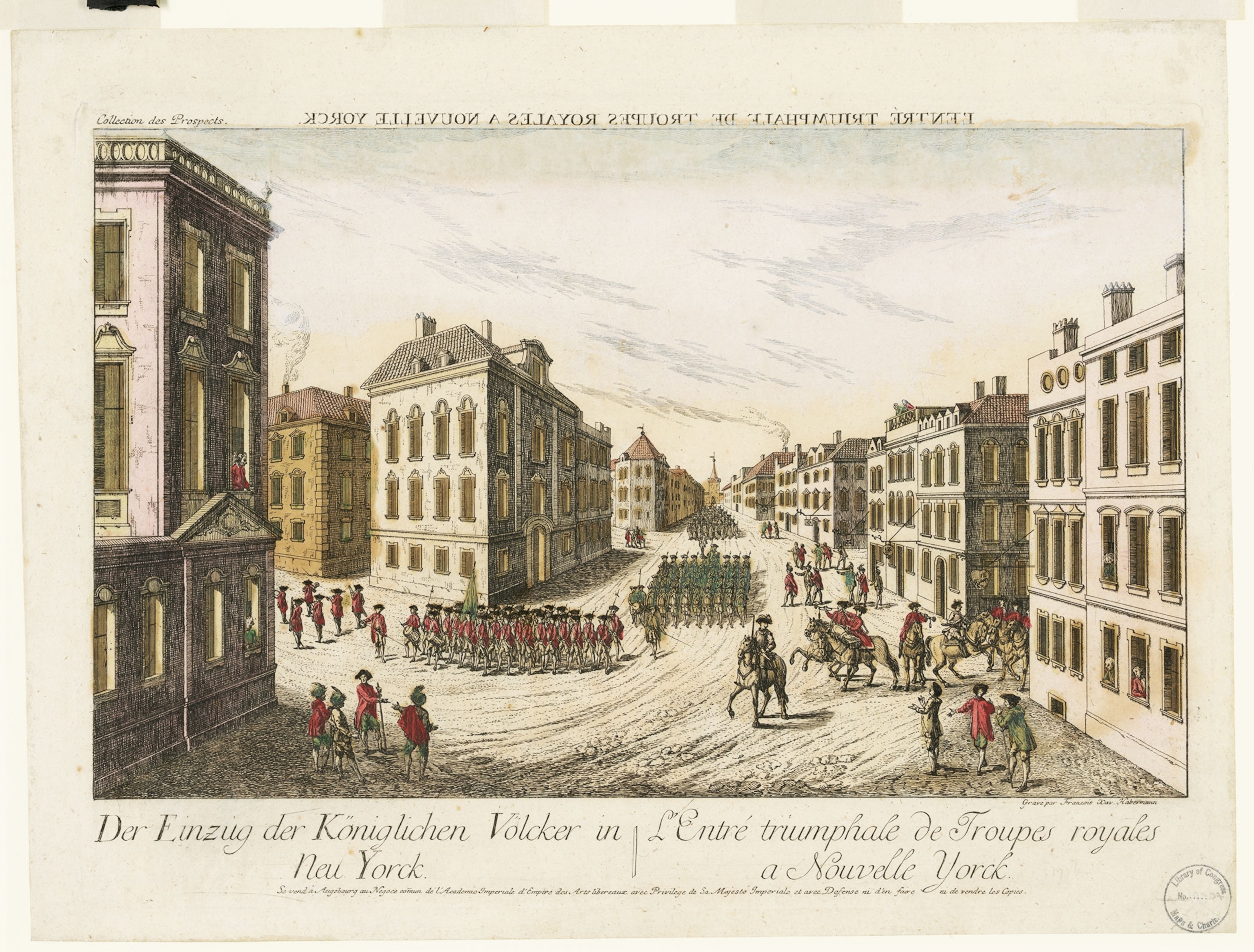 Defending New York City, which the British are shown entering in 1776 in this colorized version of the original engraving (circa 1776), tied down thousands of British troops there as France entered the war against them.
