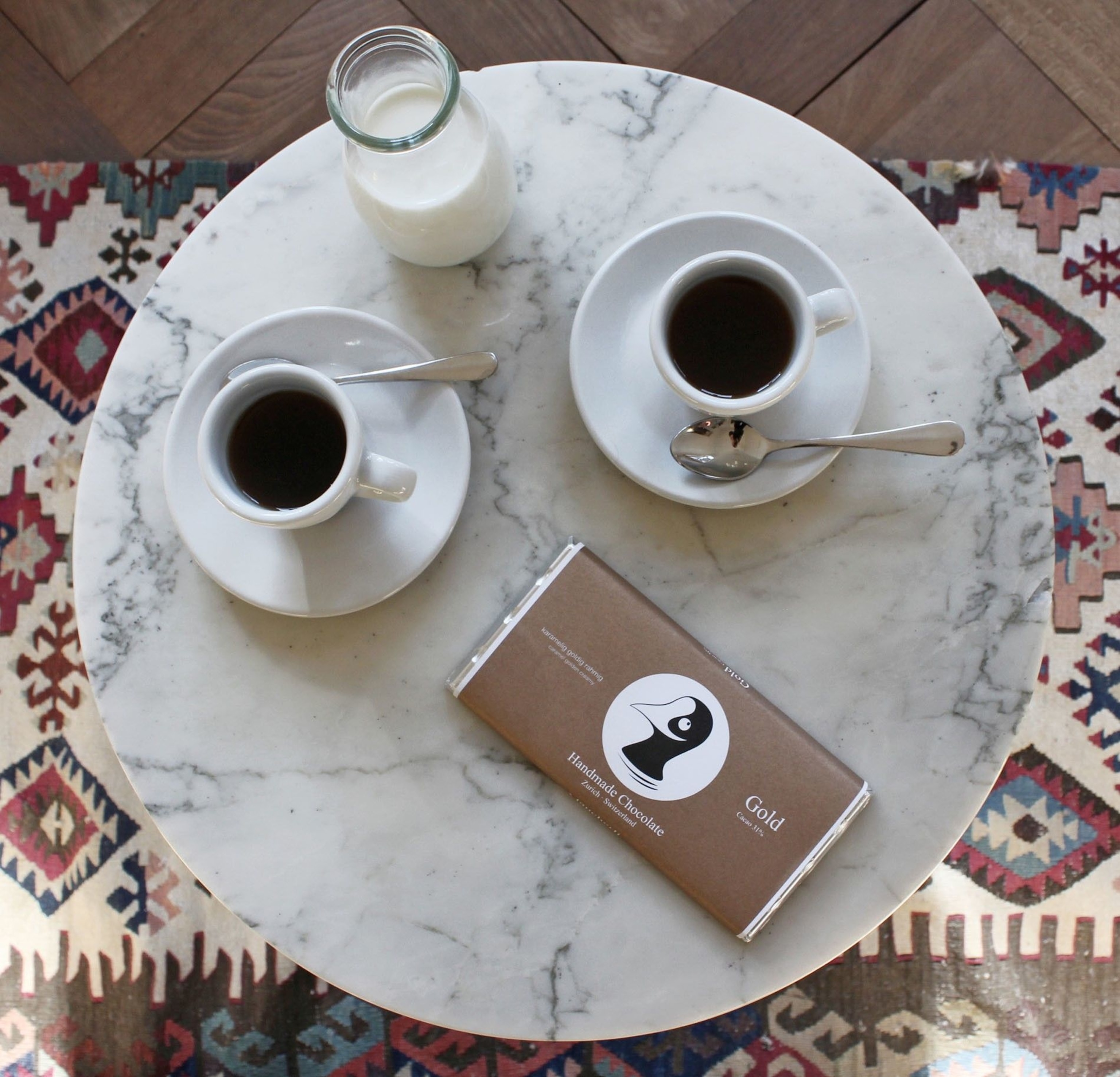 Cafe Bebek is a beautiful, high-ceilinged restaurant serving dishes inspired by Switzerland and the Middle East.