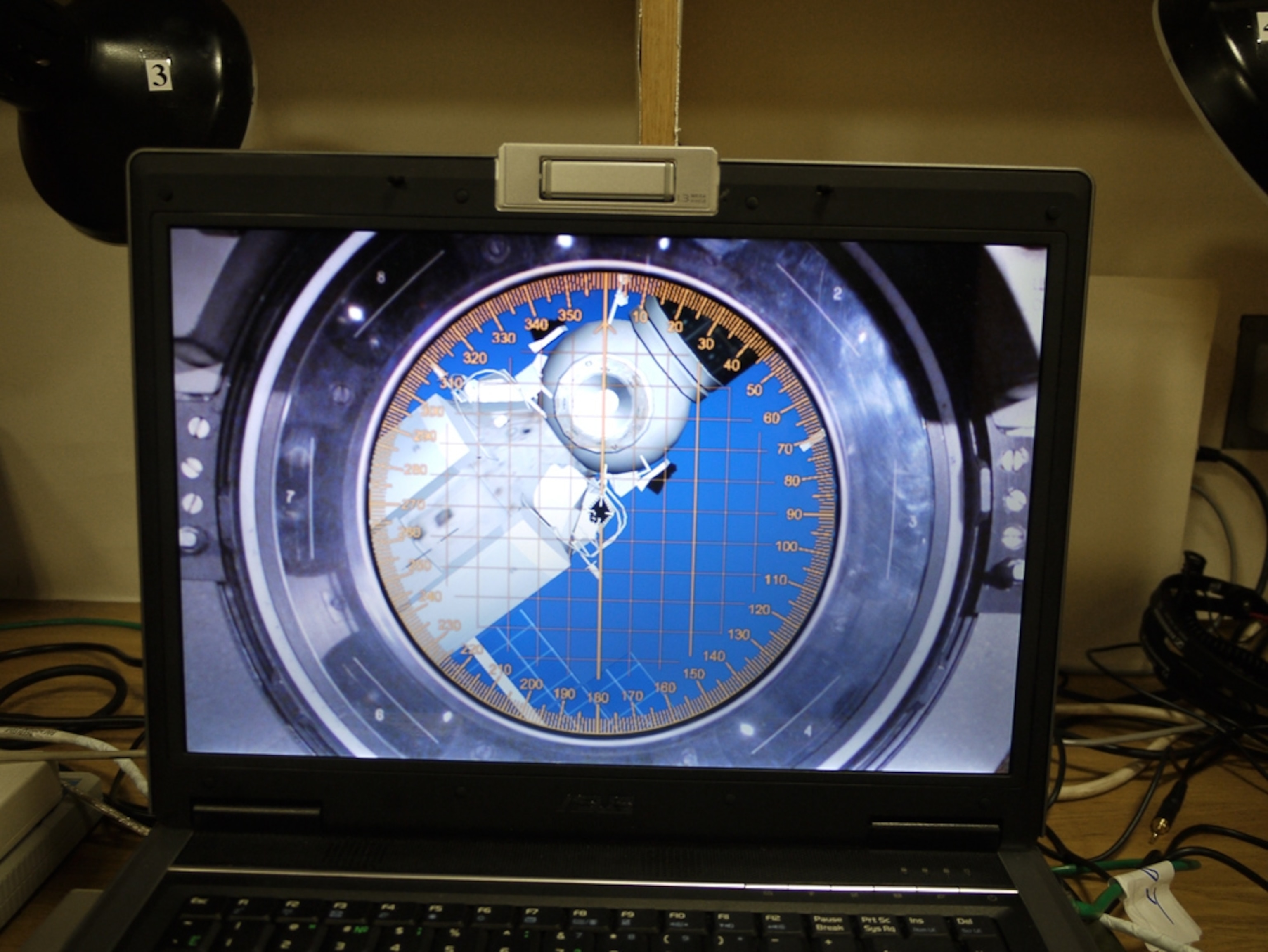 Mars500 picture: Simulation of a lander docking with the ship