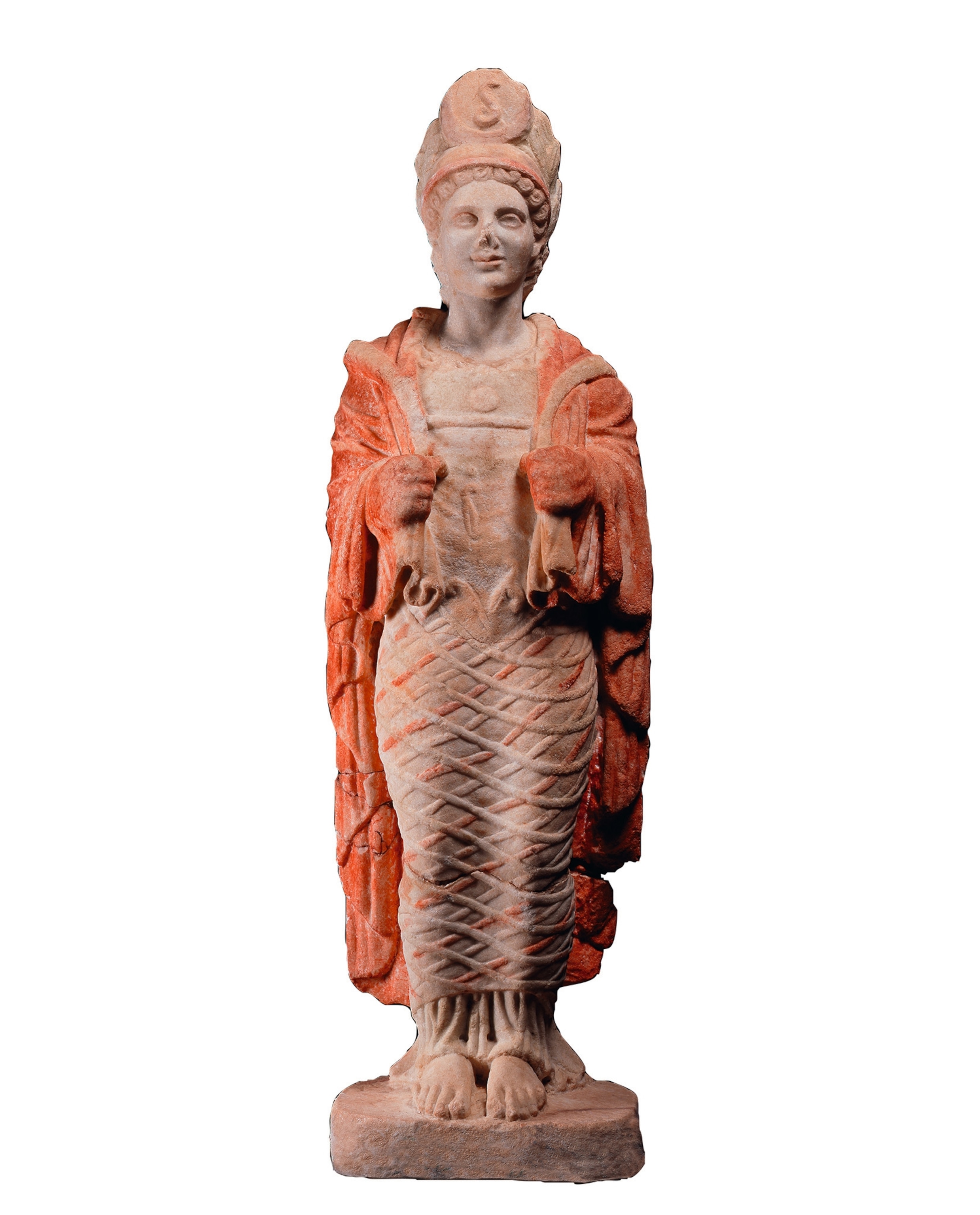 Statue representing the Egyptian goddess Isis.