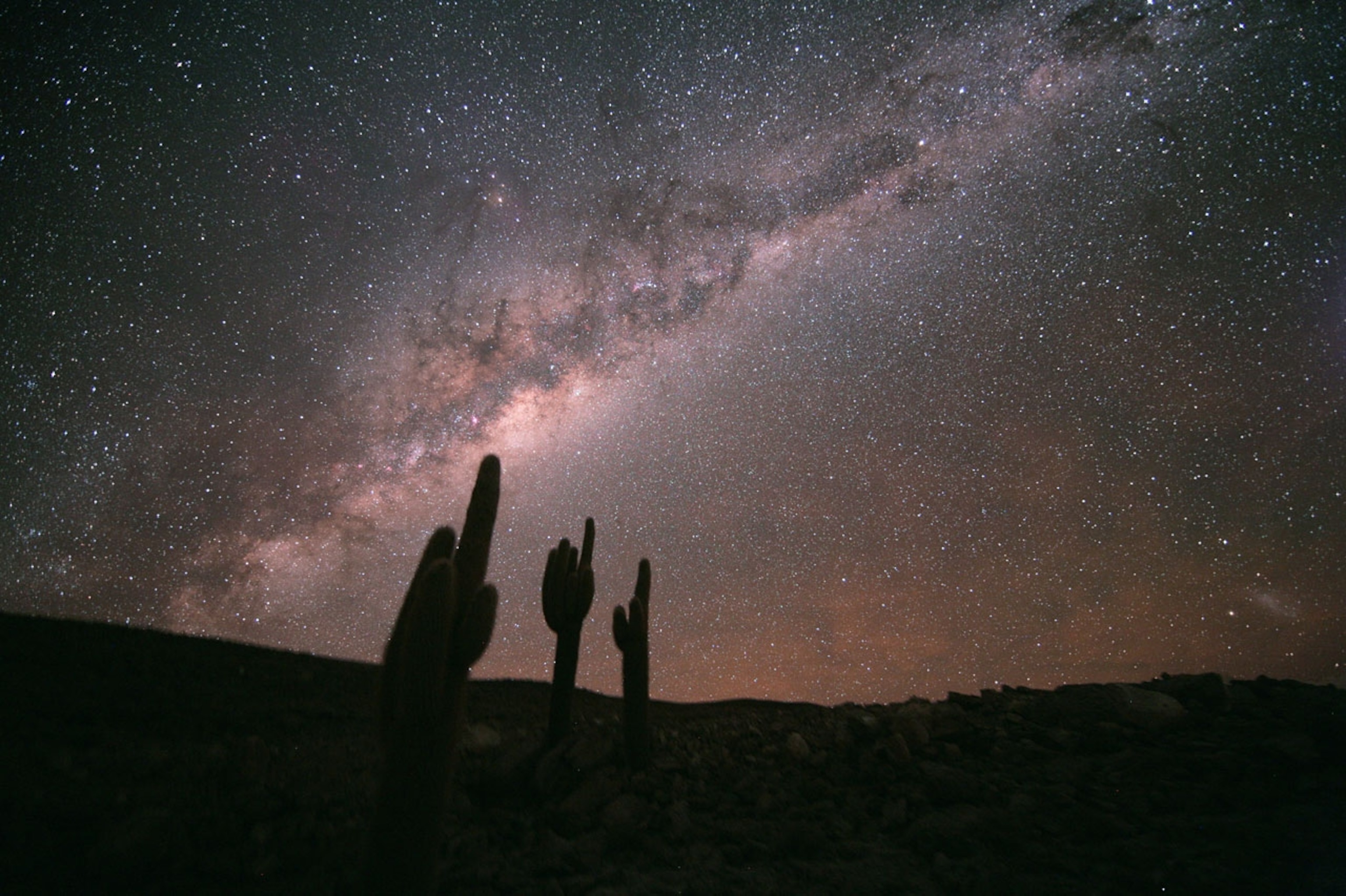 the Milky Way over the Atacama Desert, Chile