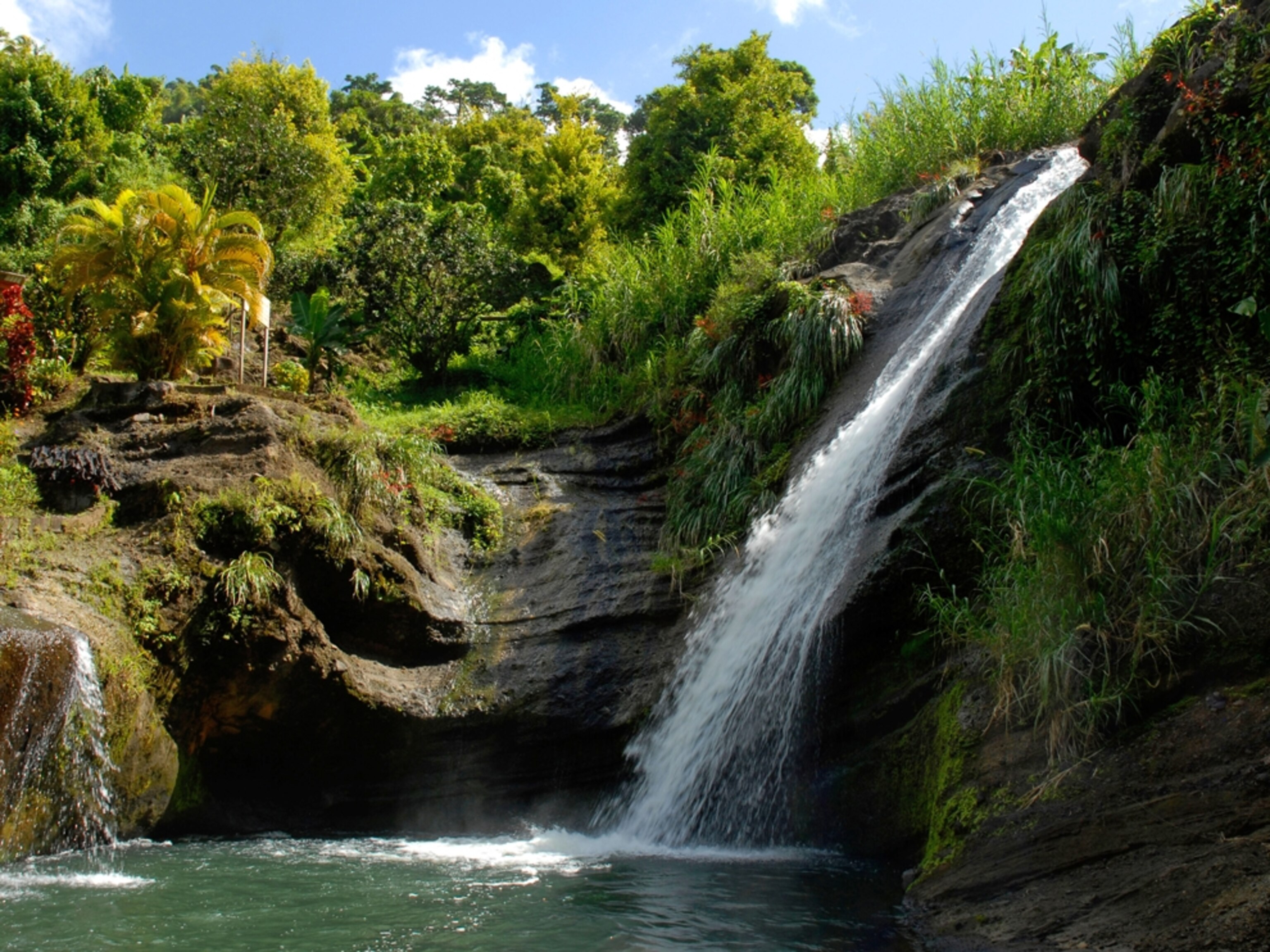 the Concord Waterfalls, Grenada, West Indies