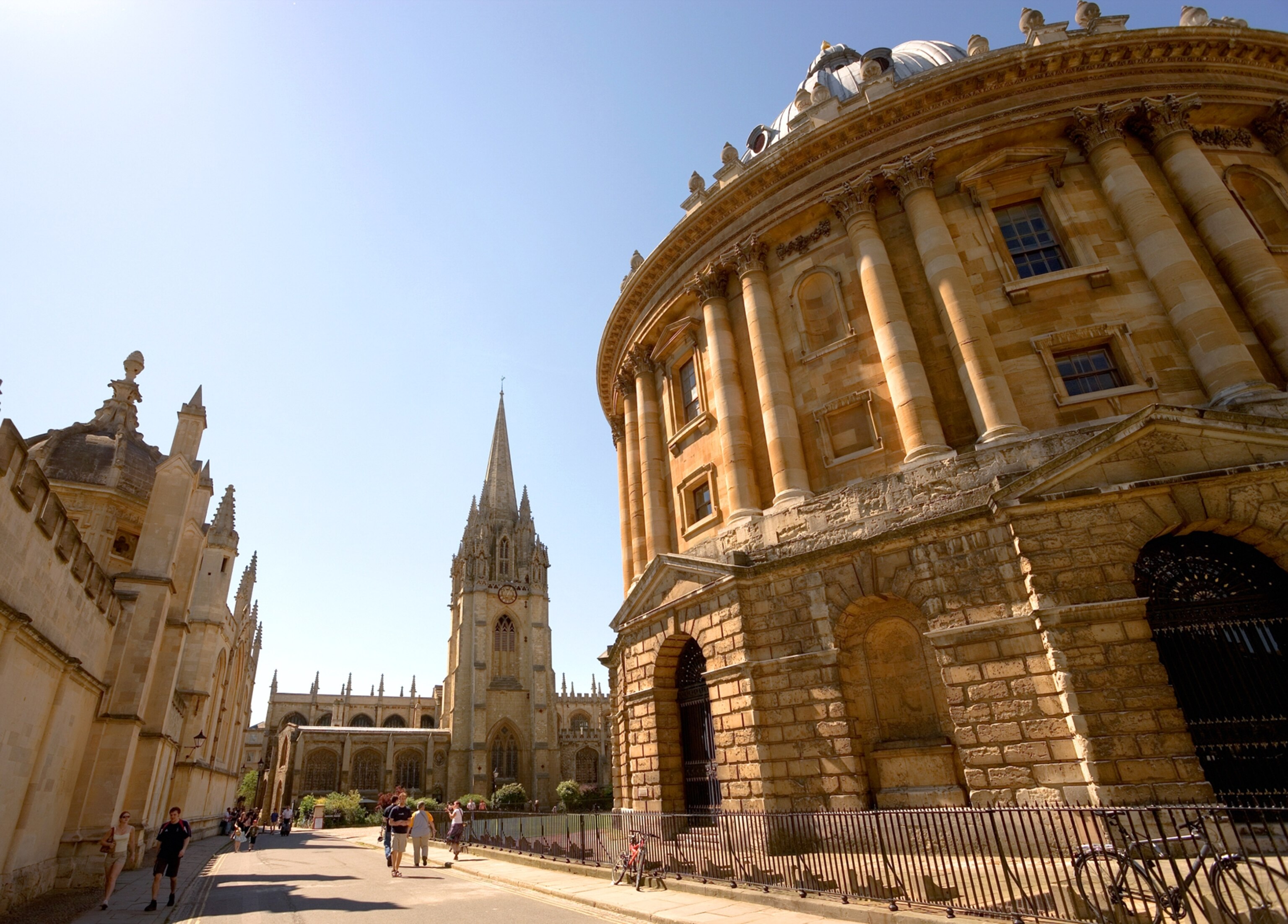 the Radcliffe Camera in summer, Oxford, England