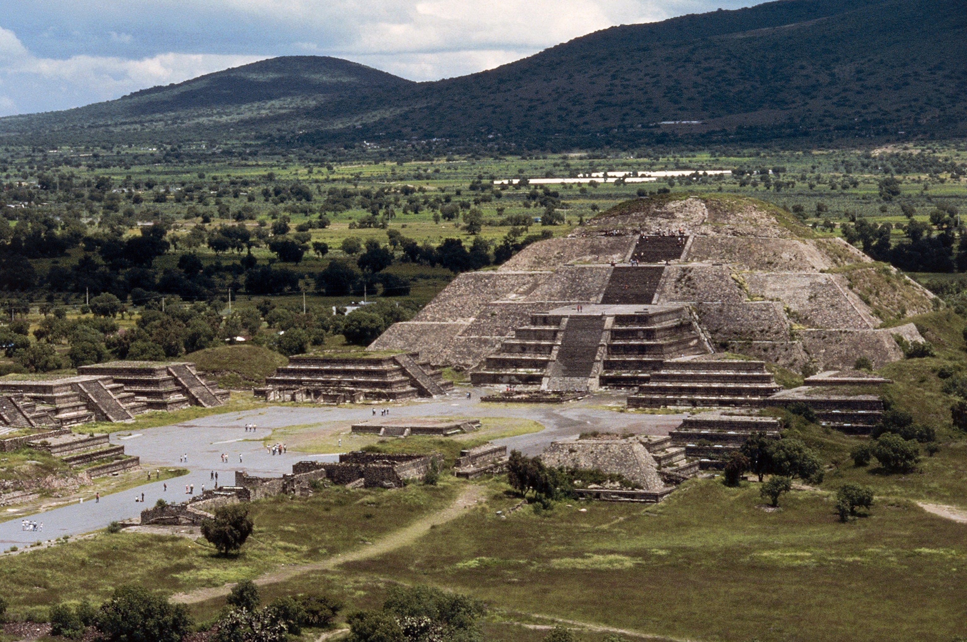 the Teotihuacan pyramids outside Mexico City, Mexico