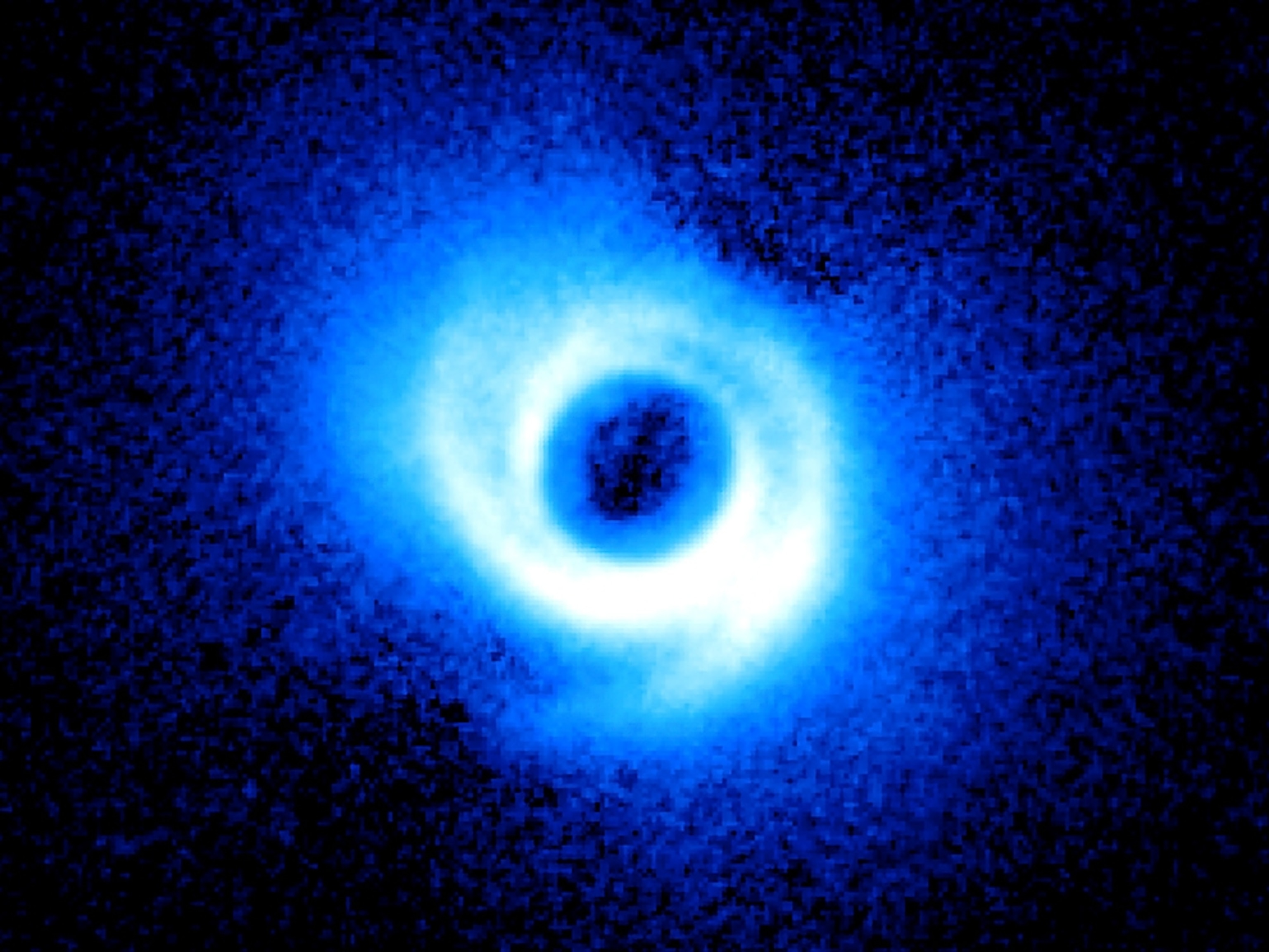 Star picture: Spiral shapes in a protoplanetary disk
