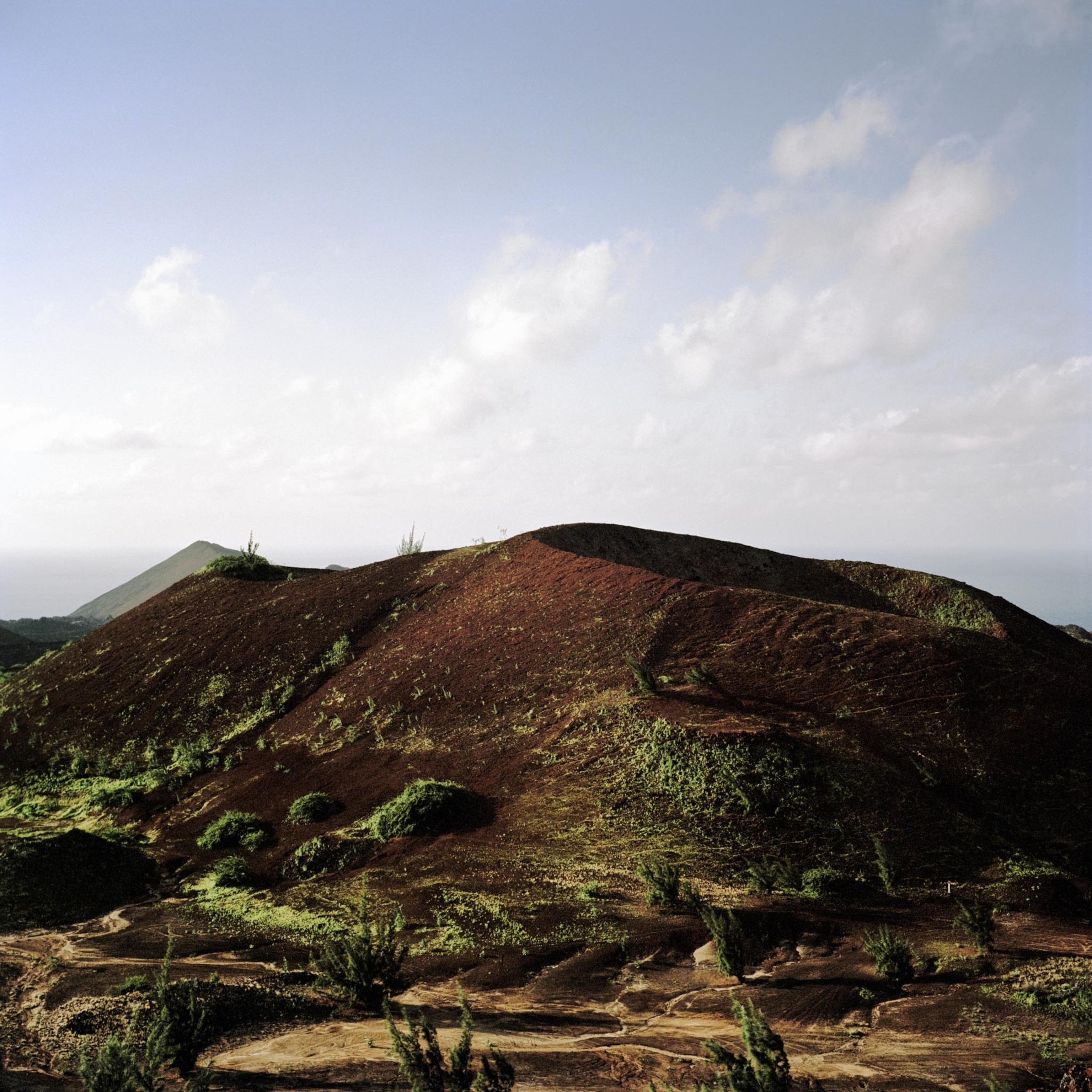 the volcanic green mountain