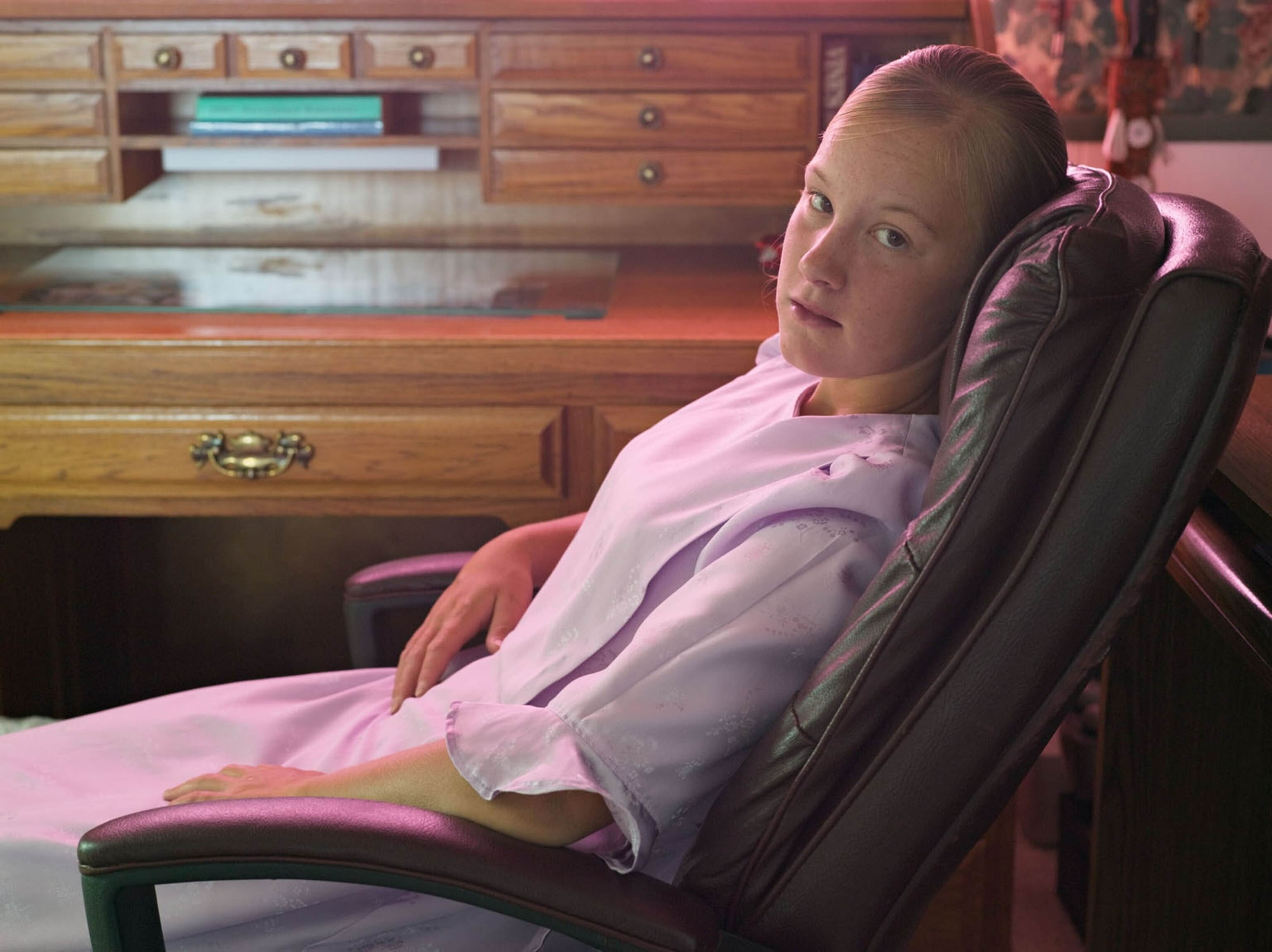 a girl at home in Nevada