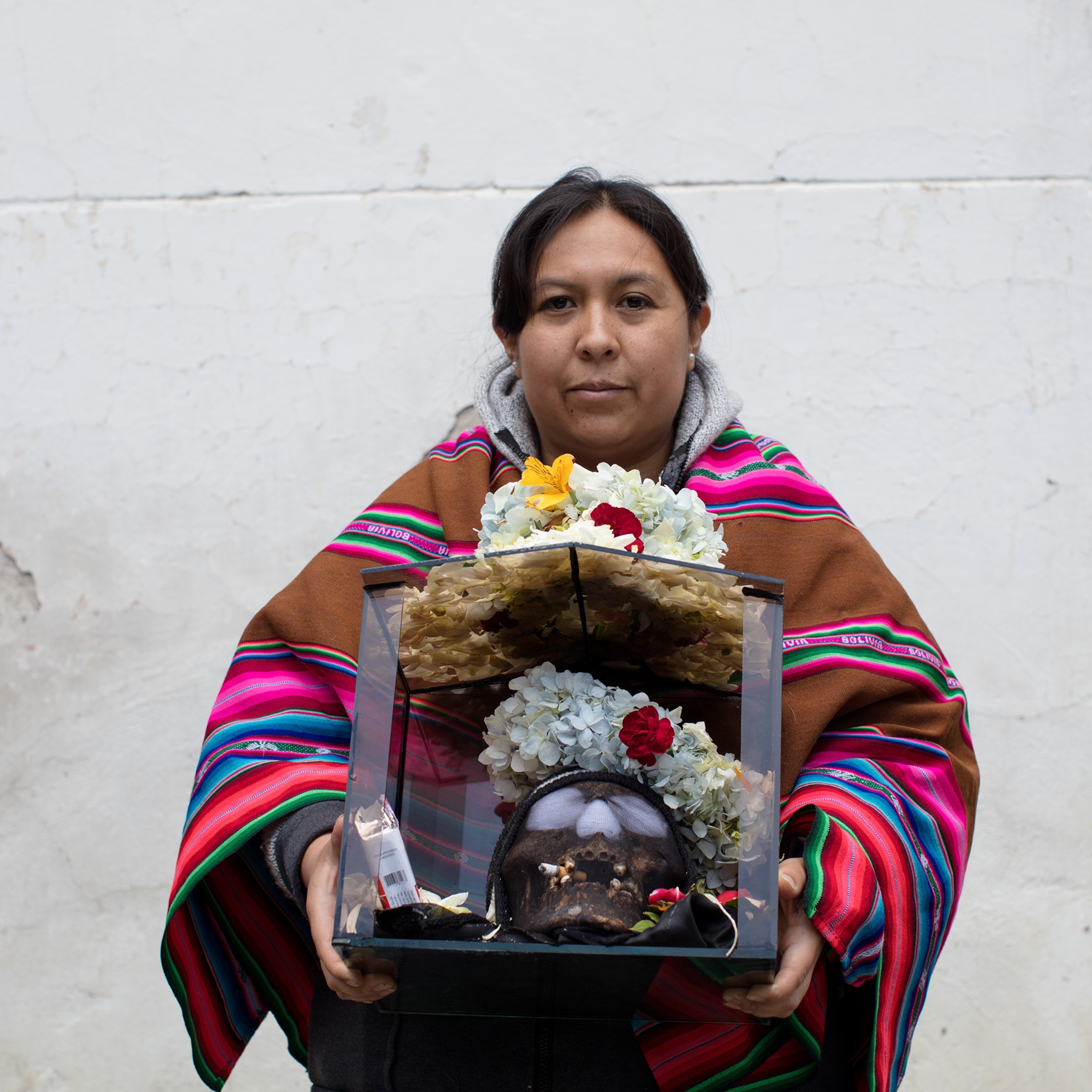 the Las Natitas skull festival in La Paz, Bolivia