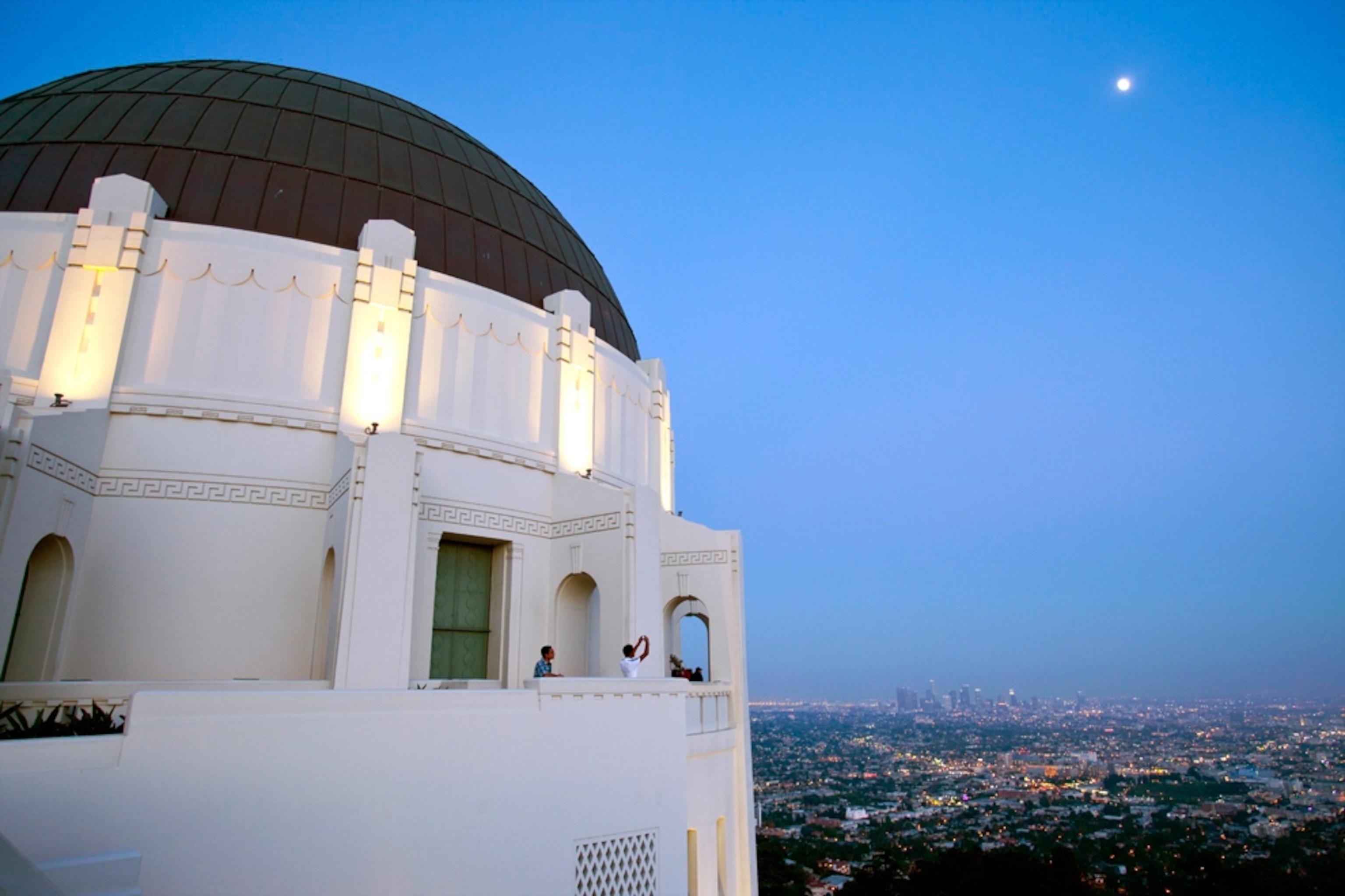 Griffith Observatory at dusk, Los Angeles, California