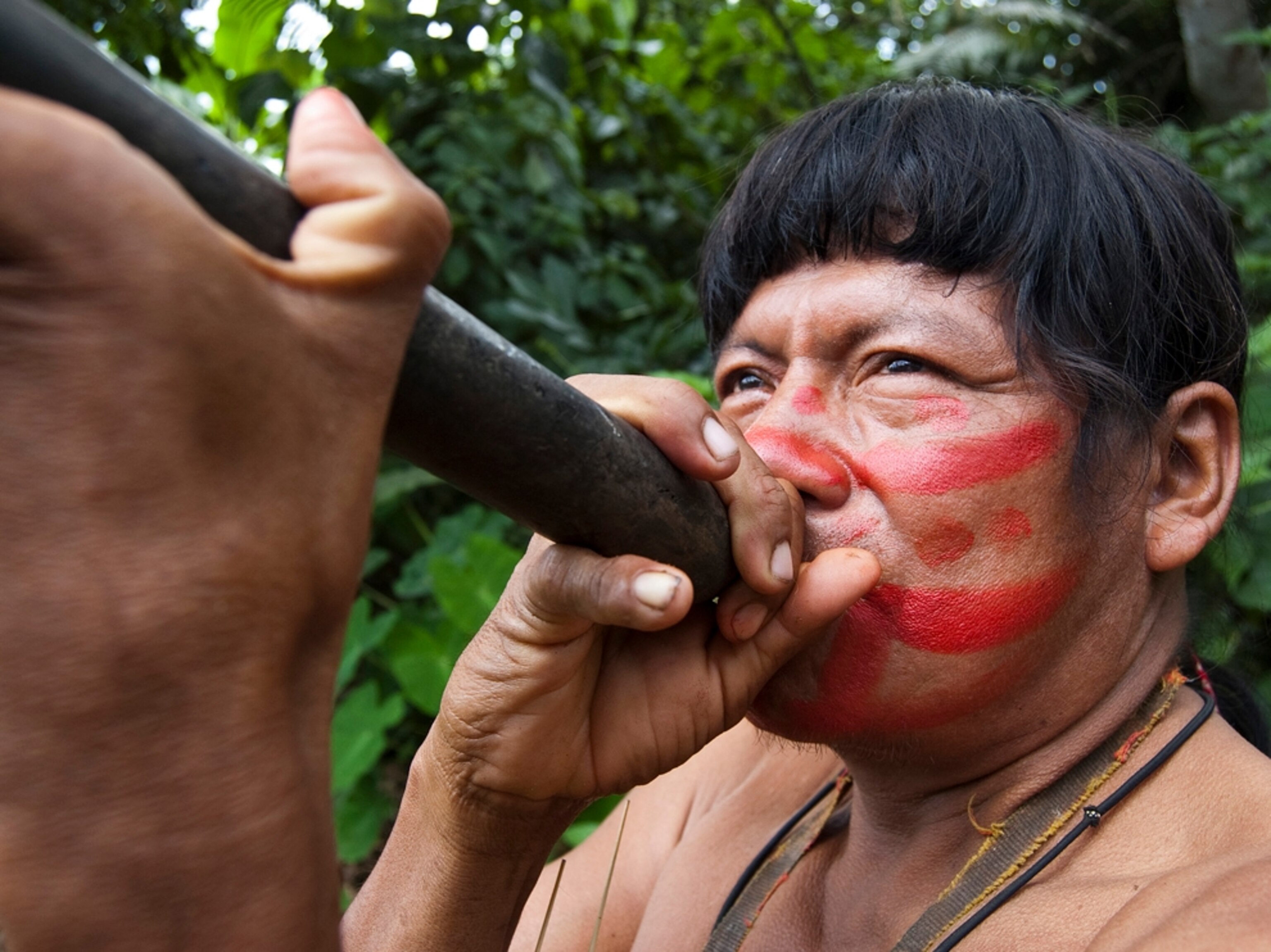 Amazon man Kapawi Ecuador