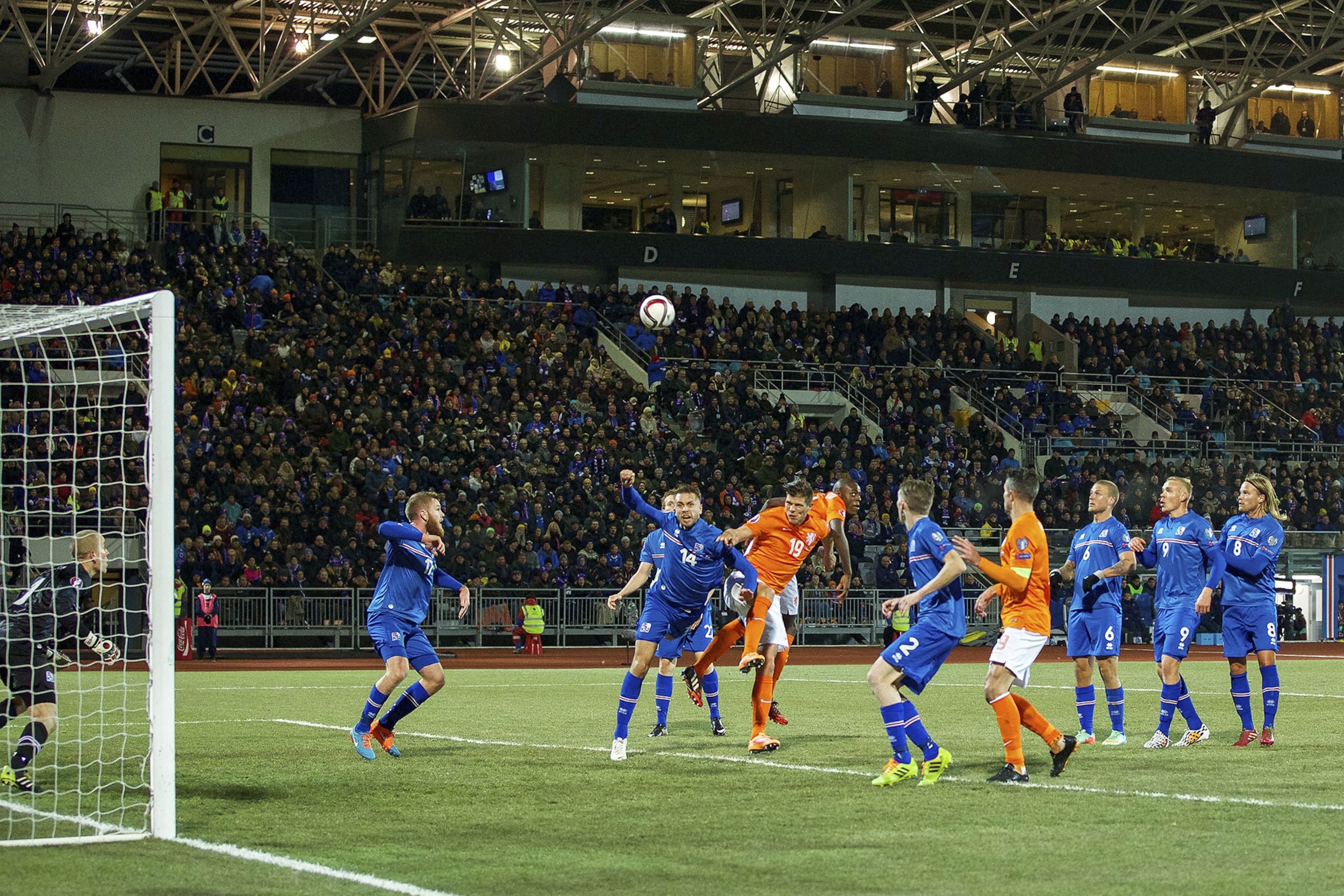 the Iceland National Soccer team in Iceland