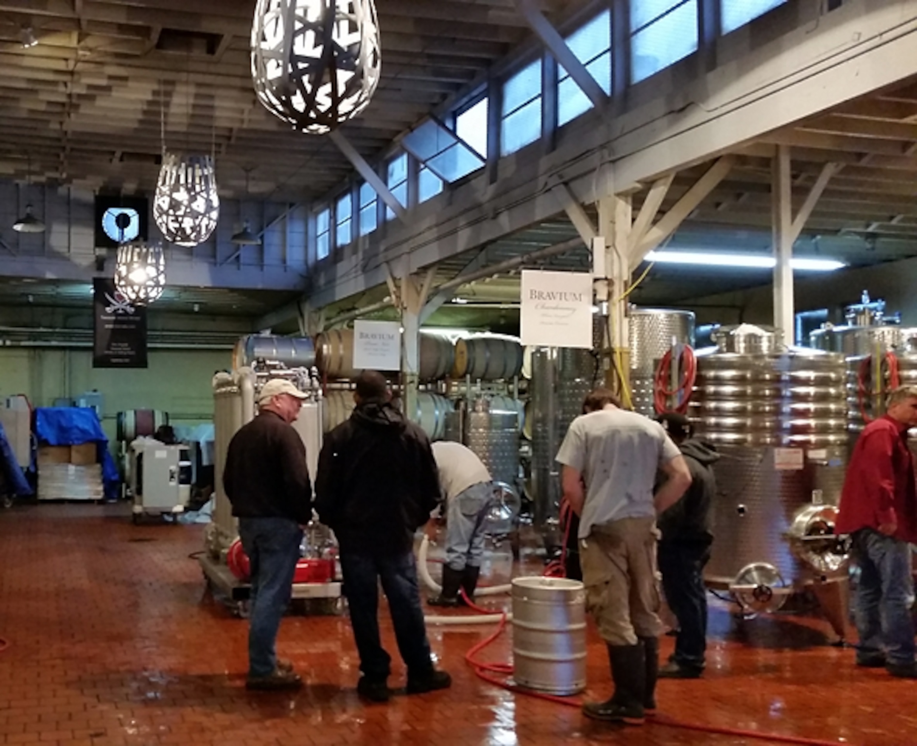 A view inside Treasure Island winery and tasting room. (Photograph by Robert Reid)