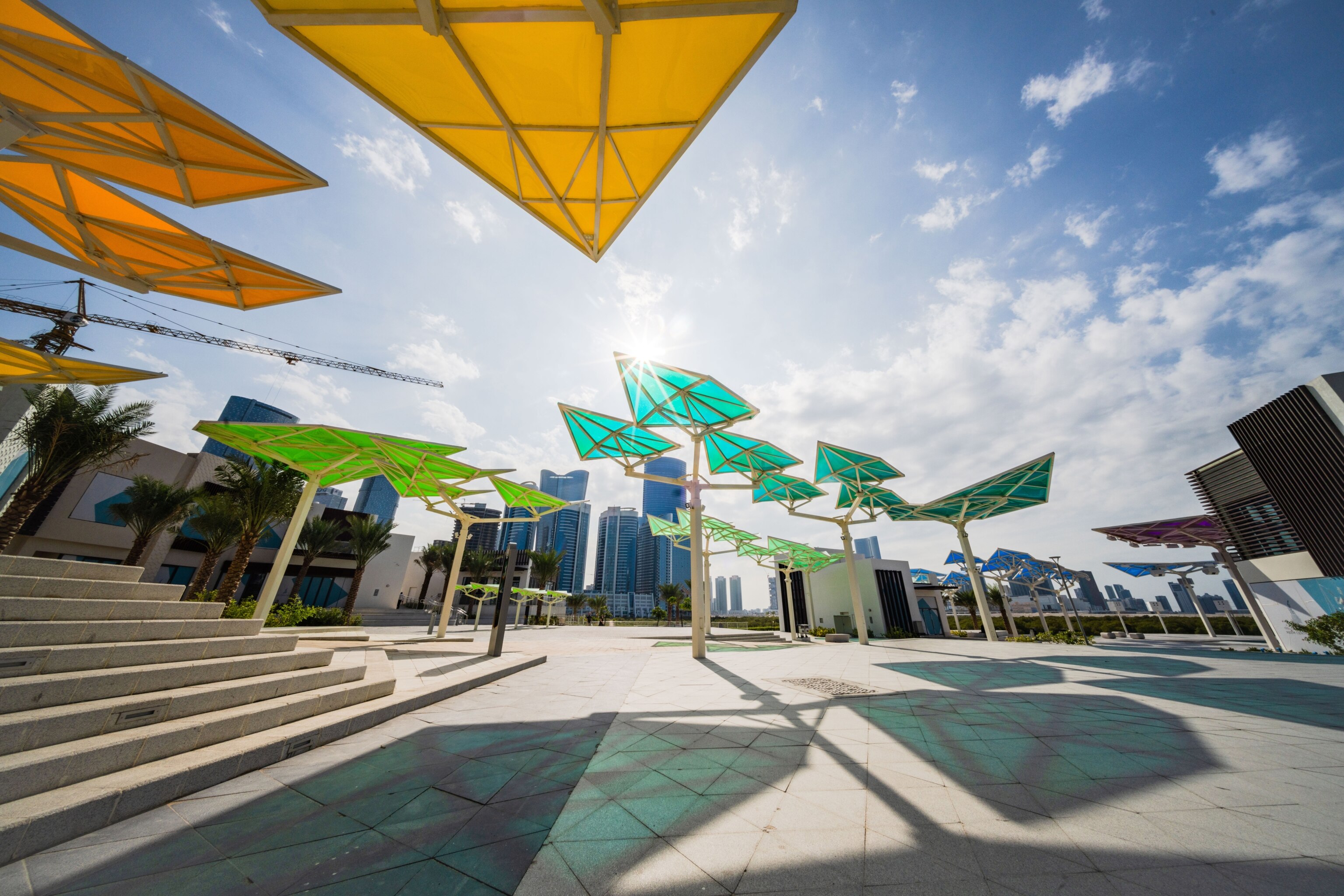 Reem Central Park in Abu Dhabi.