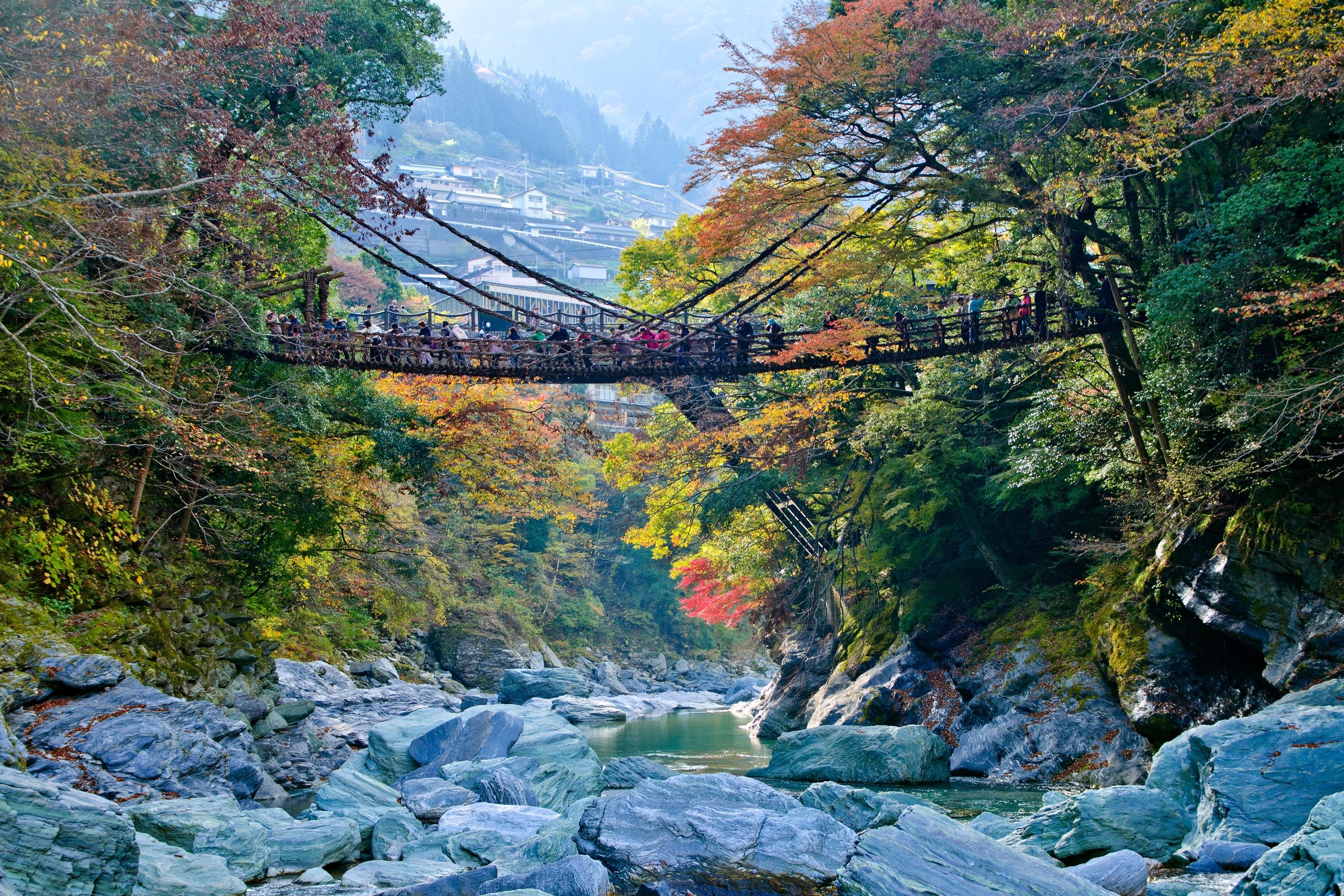 Discover the hidden vine bridges of Shikoku island, Japan