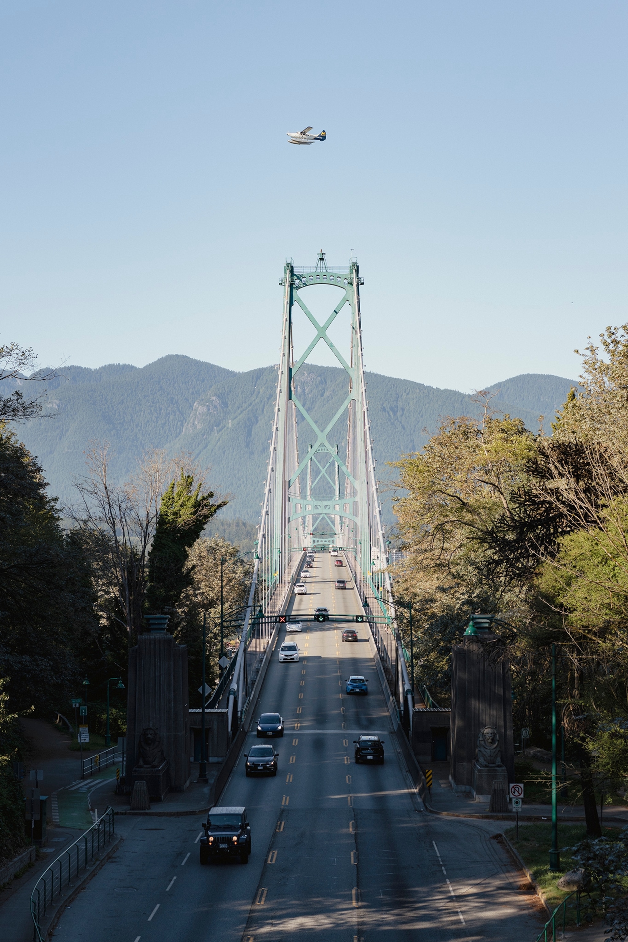 Lions Gate Bridge in Vancouver, British Columbia.