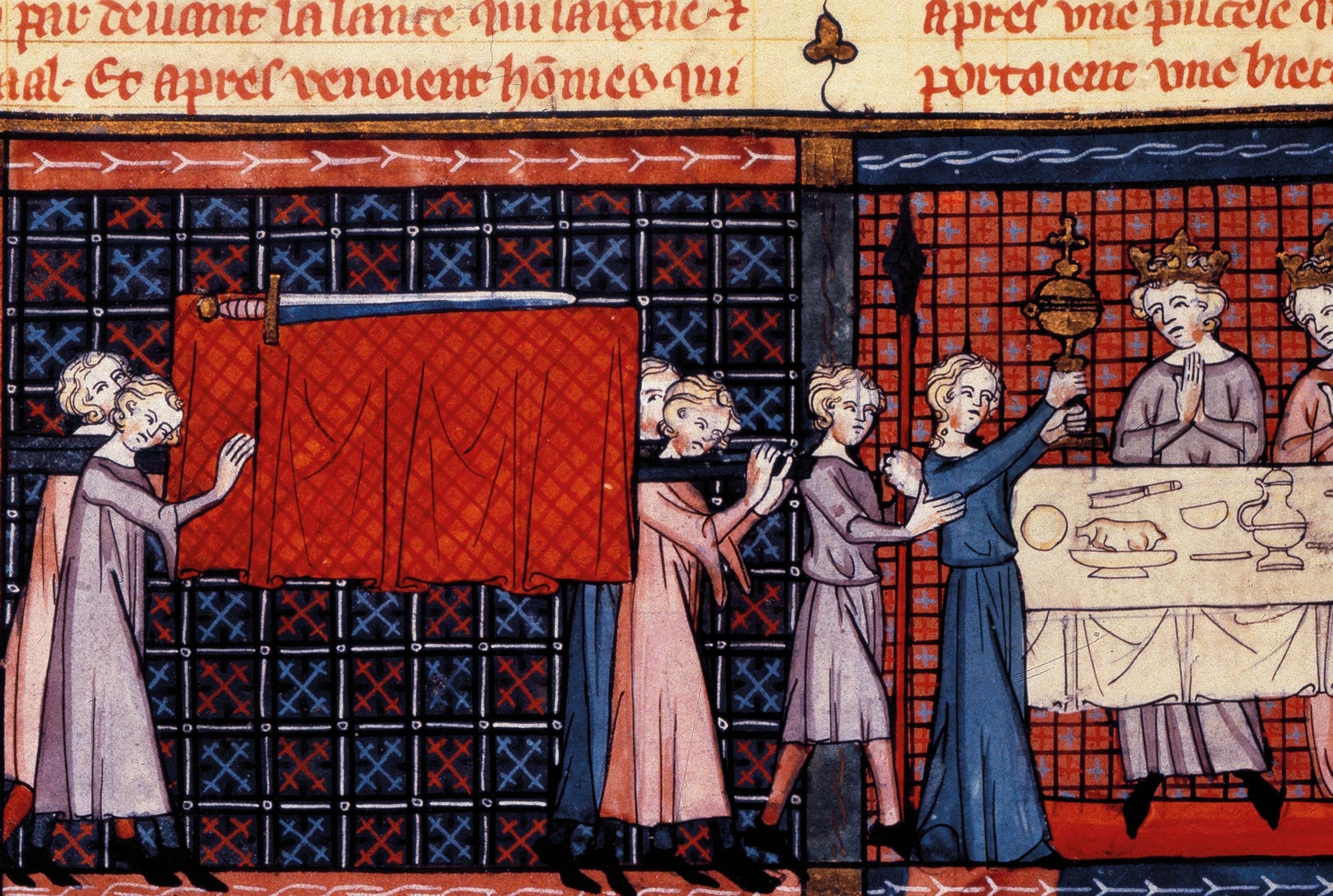 Fracnais Page De Garde Sequence 2 Chretien De Troyes The quest for the Holy Grail began long before King Arthur