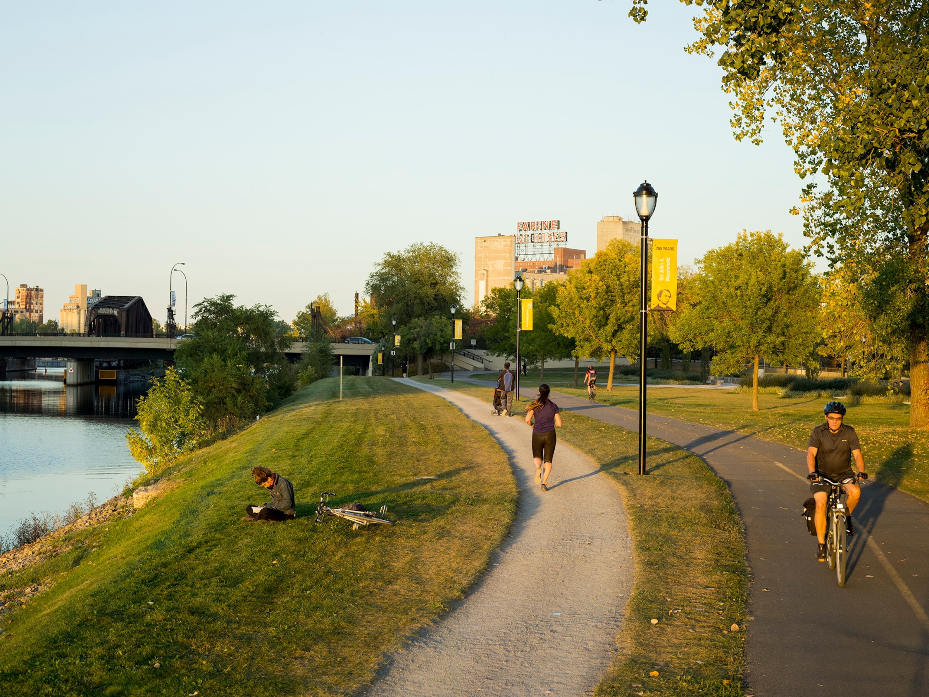 ehe Lachine Canal in Montreal, Canada