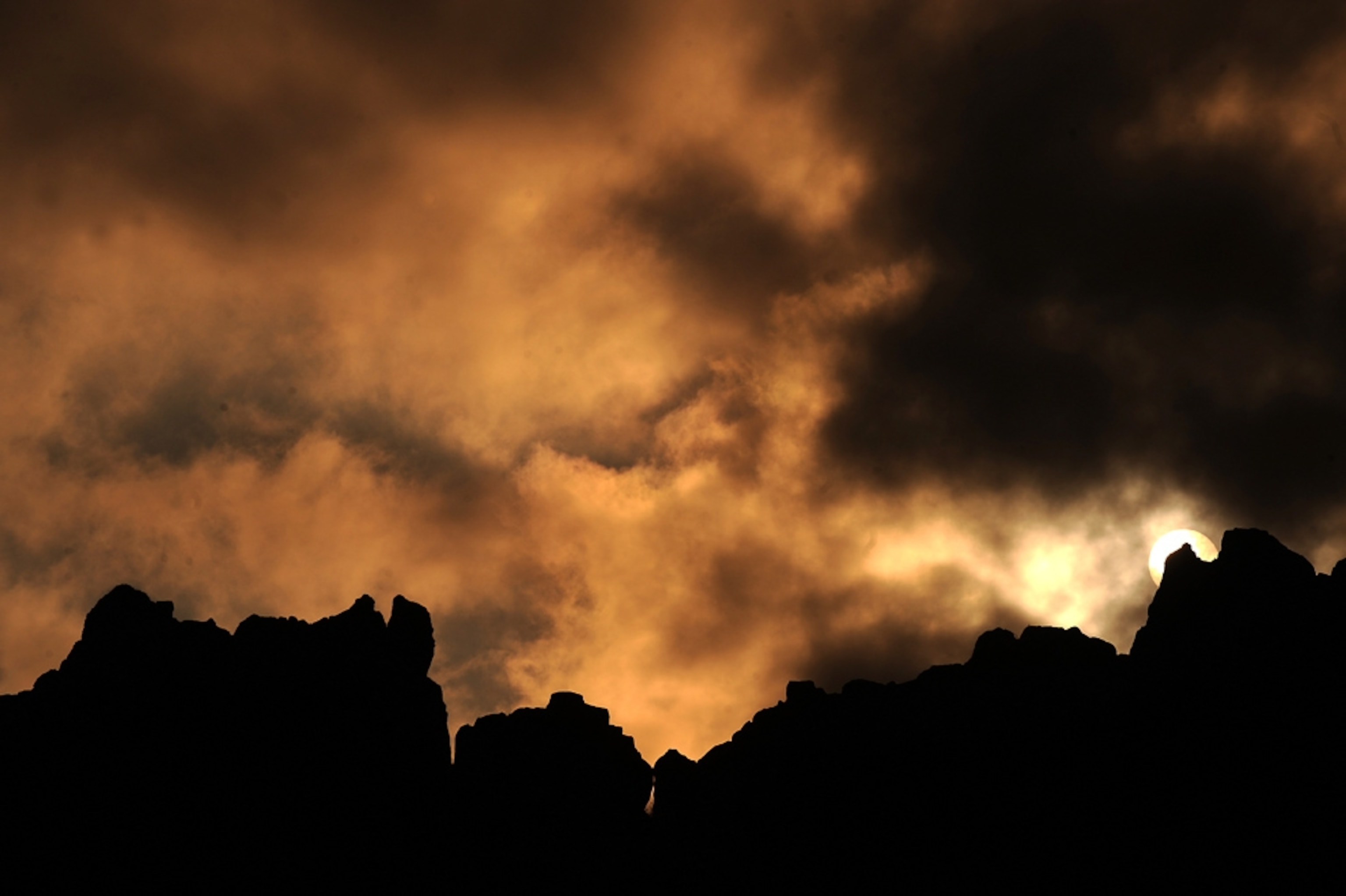 On the first day of summer, the sun rises behind the ancient Kokino observatory in Macedonia.