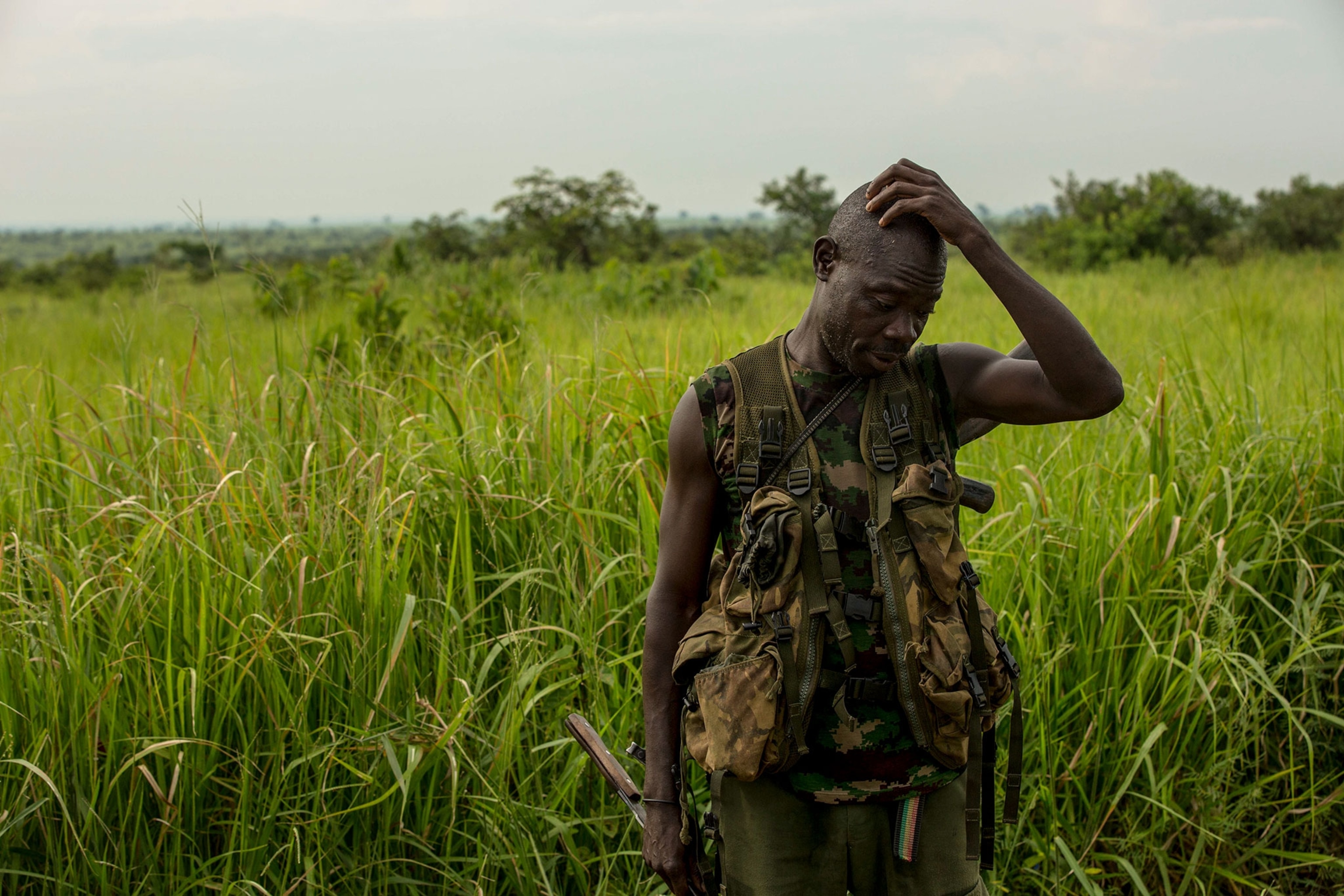 rangers in Garamba National Park in Democratic Republic of the Congo