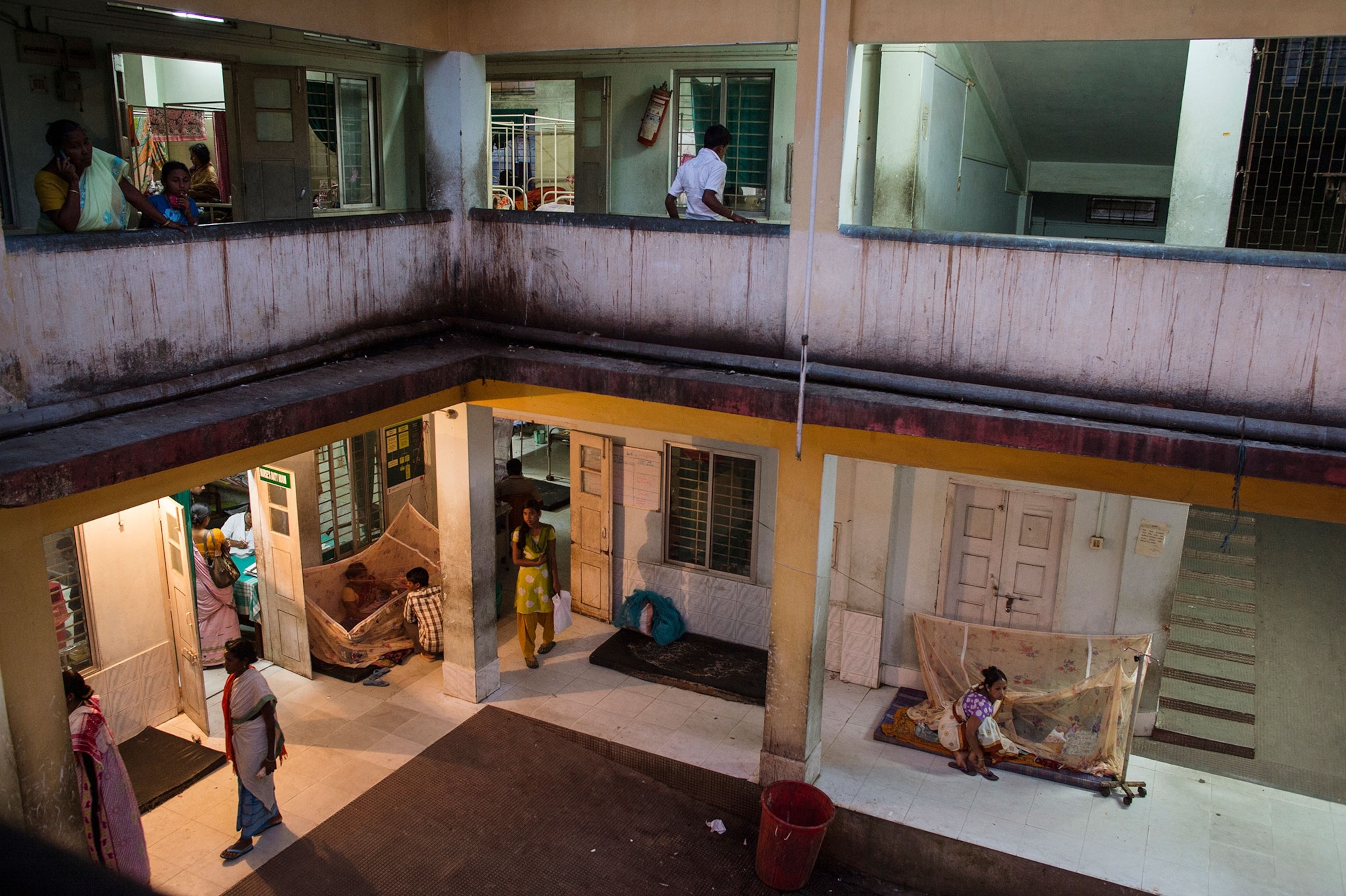 dilapidated postnatal ward