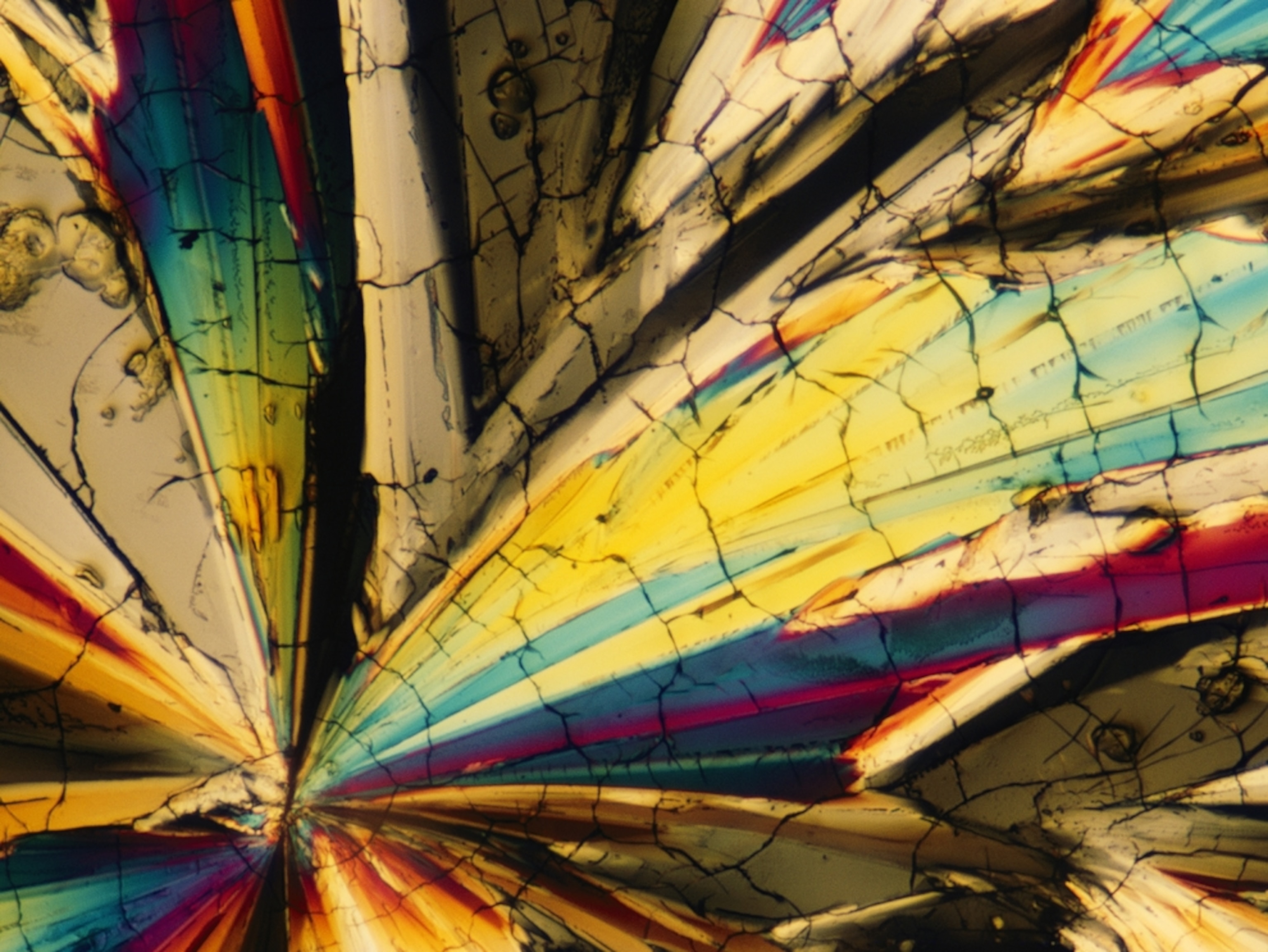 Close-up of dissolved sugar crystals