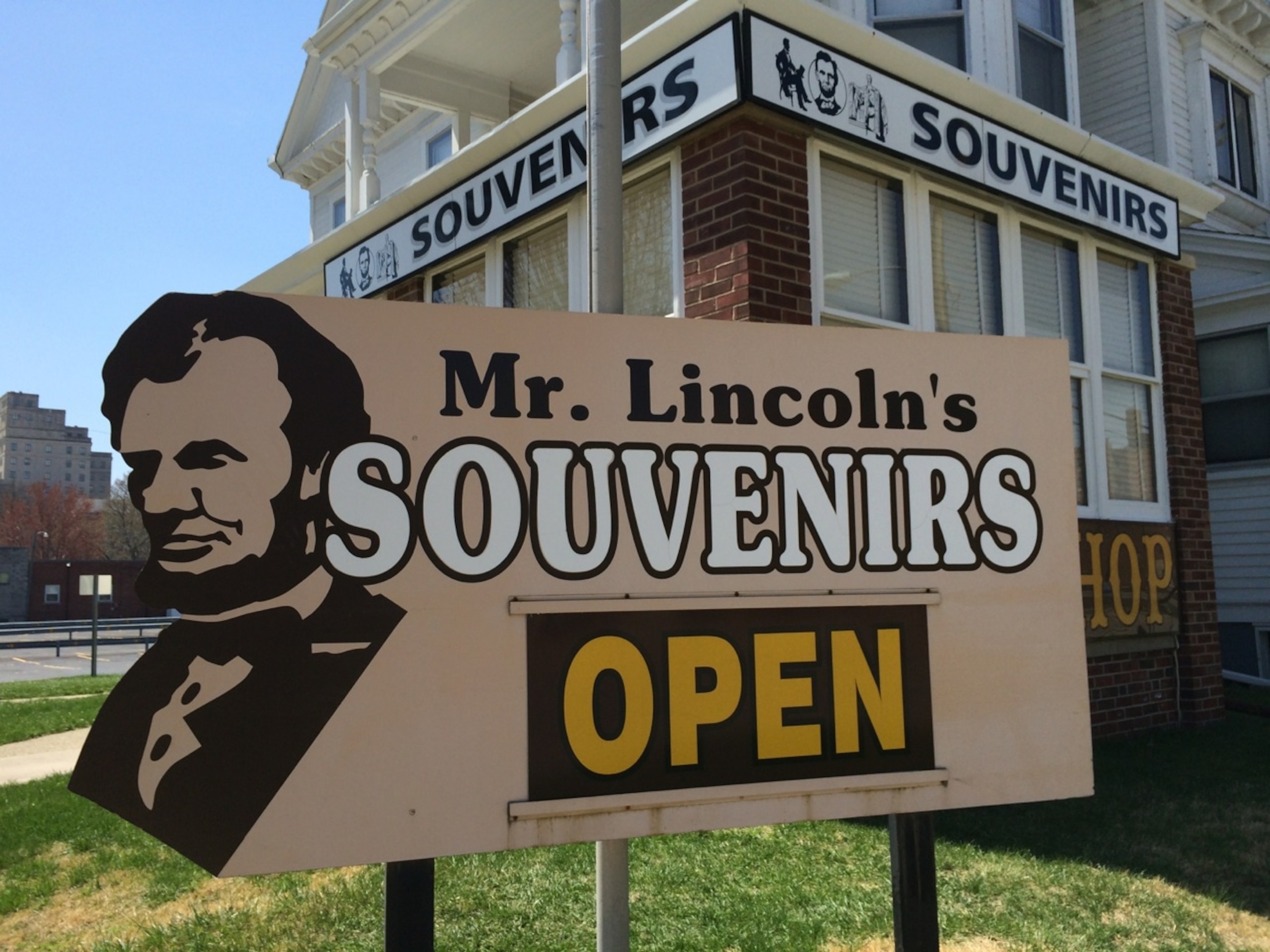 Every kind of Lincoln souvenir imaginable. (Photo by Andrew Evans, National Geographic Travel)