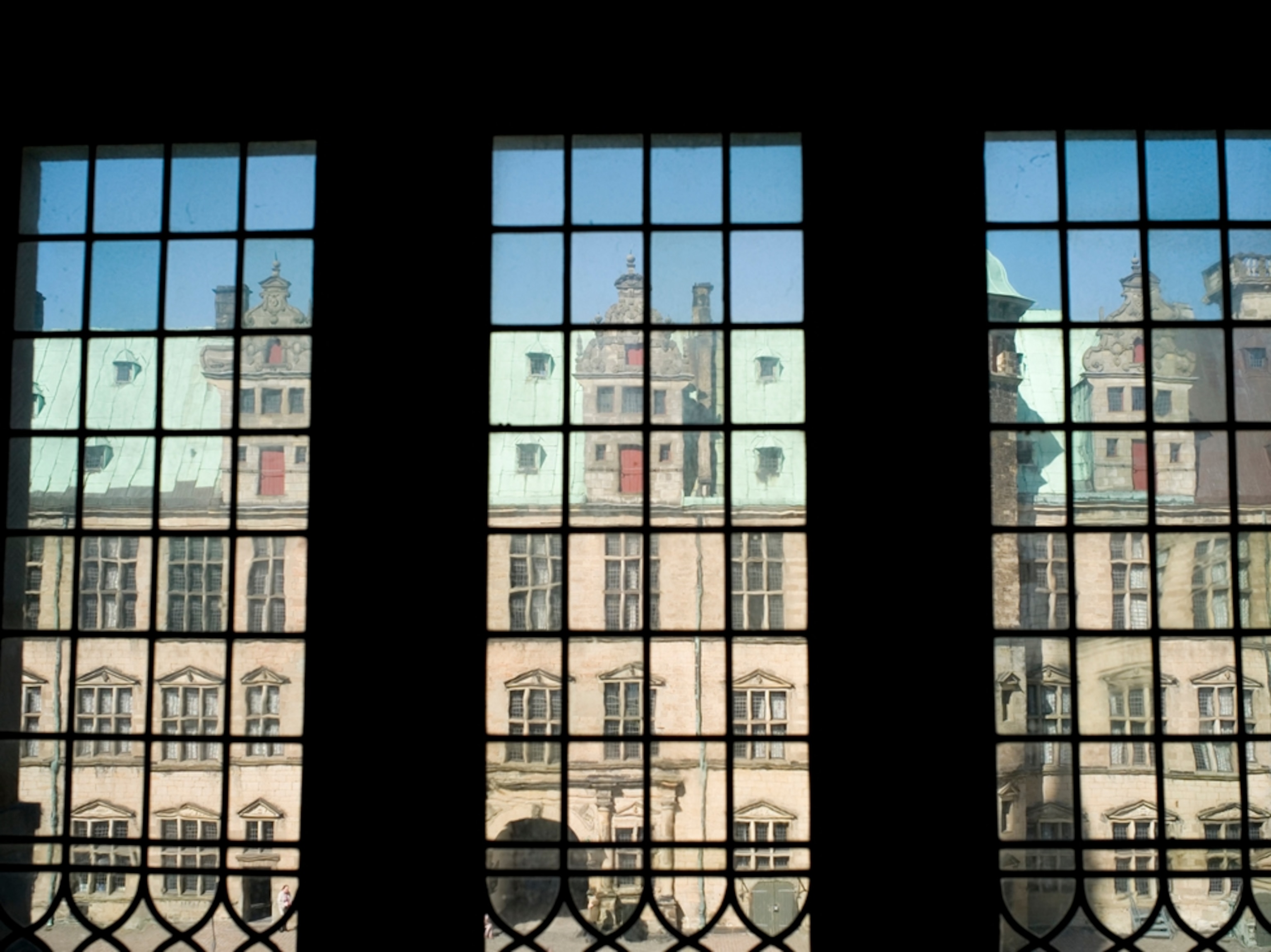 Denmark's Kronborg Castle windows