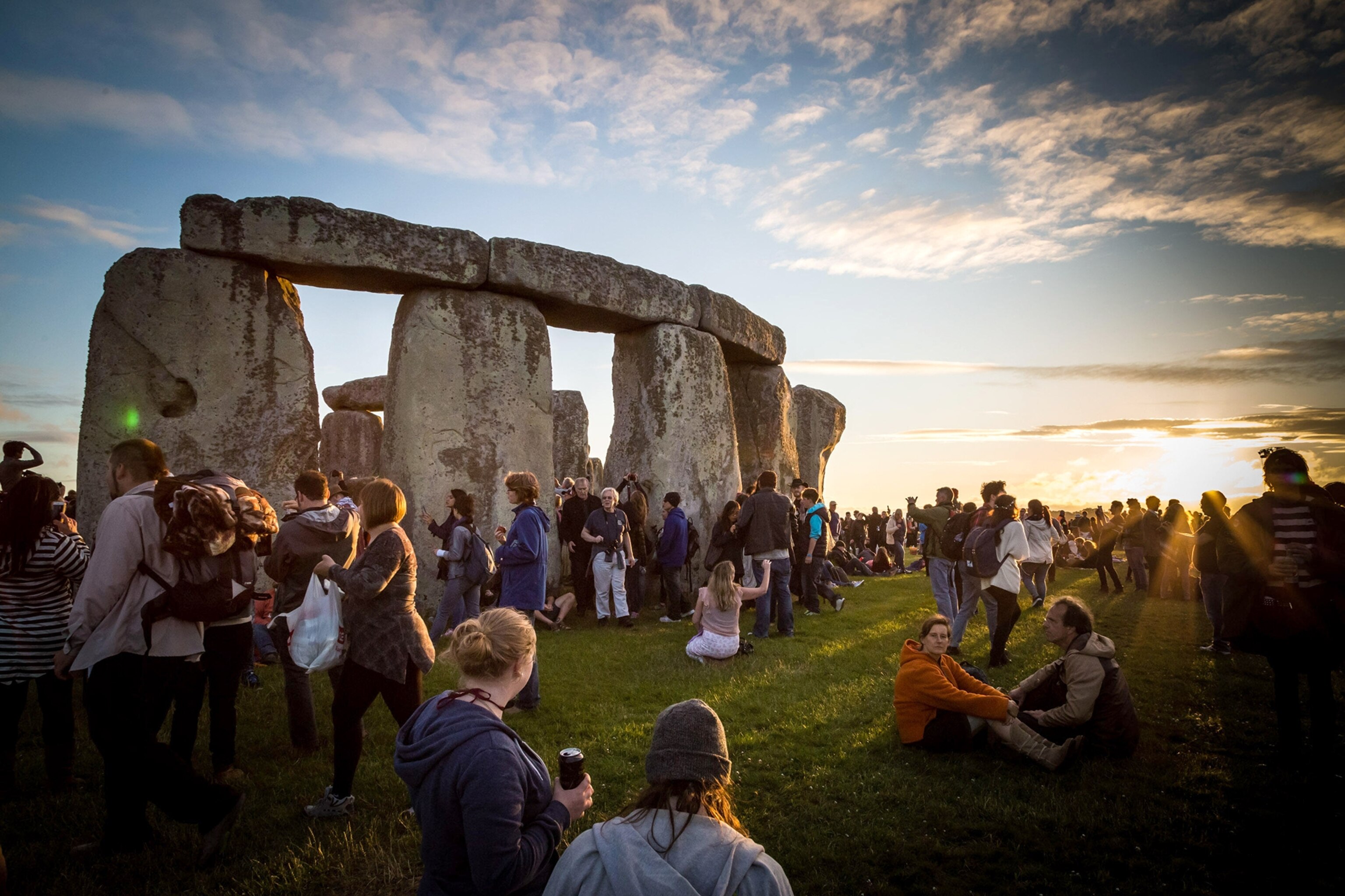 Summer Solstice at Stonehenge, England.