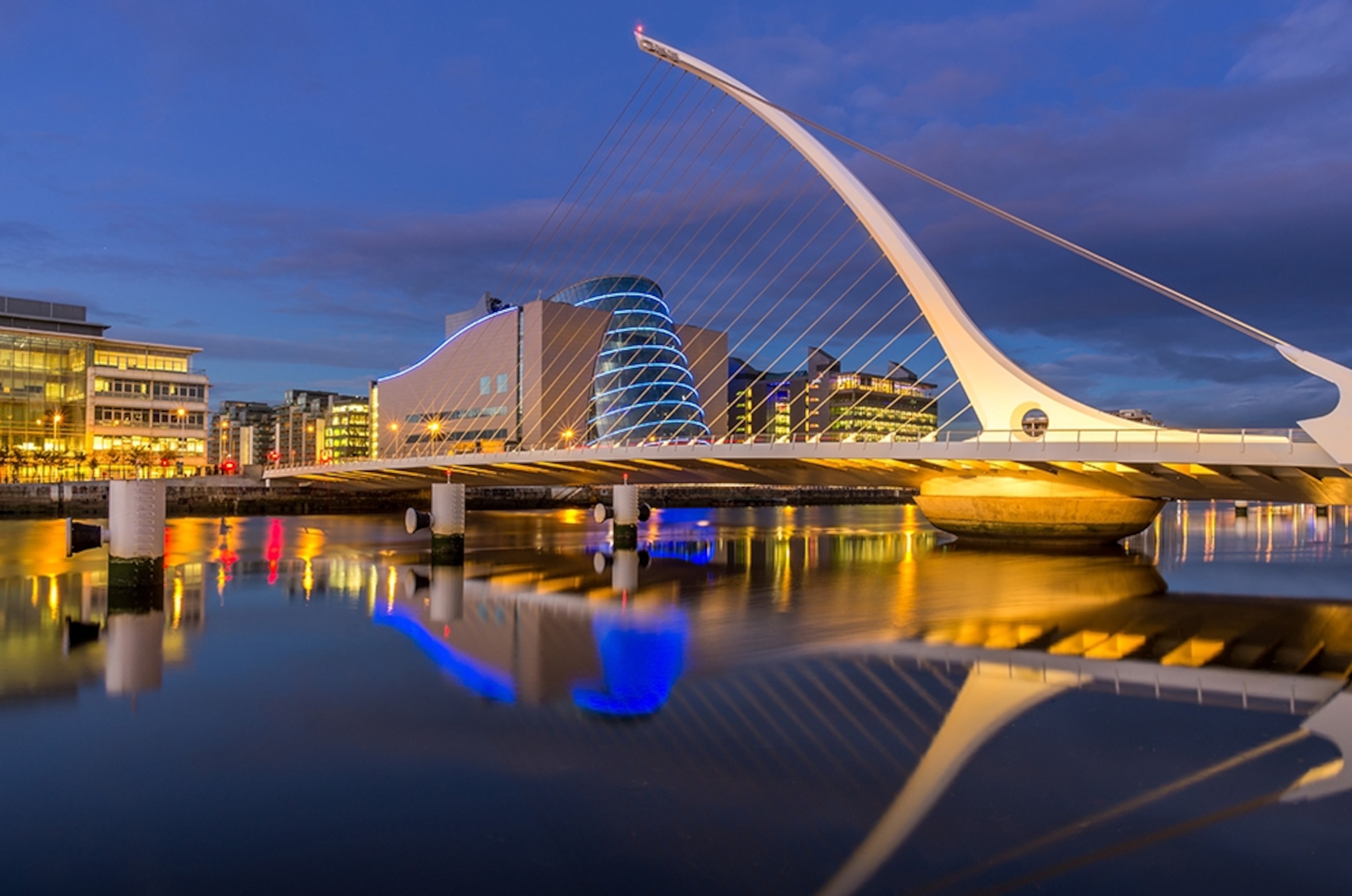 Samuel Beckett Bridge in Dublin