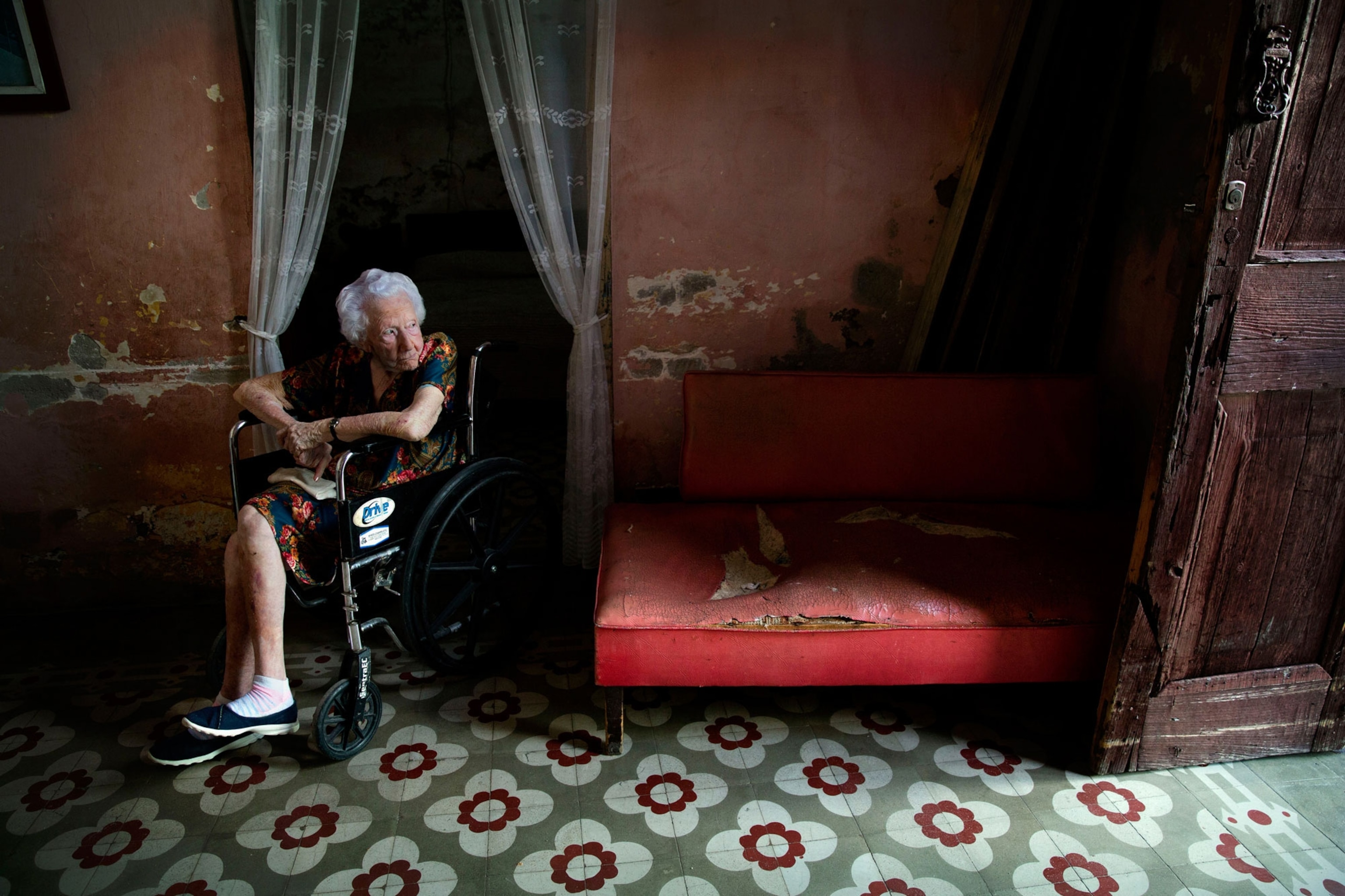 an elderly Cuban woman