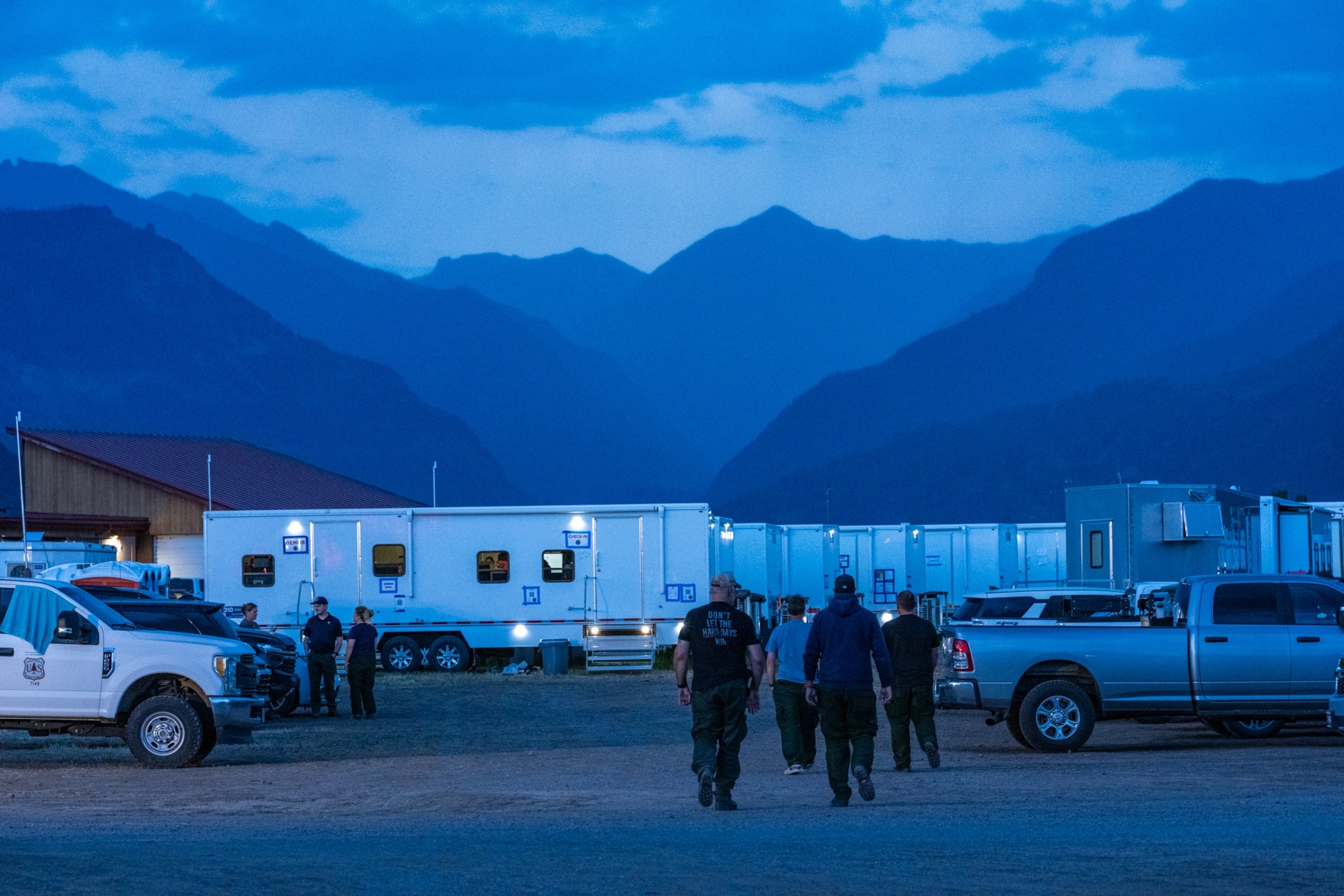 Fire Camp at Ouray Fairgrounds