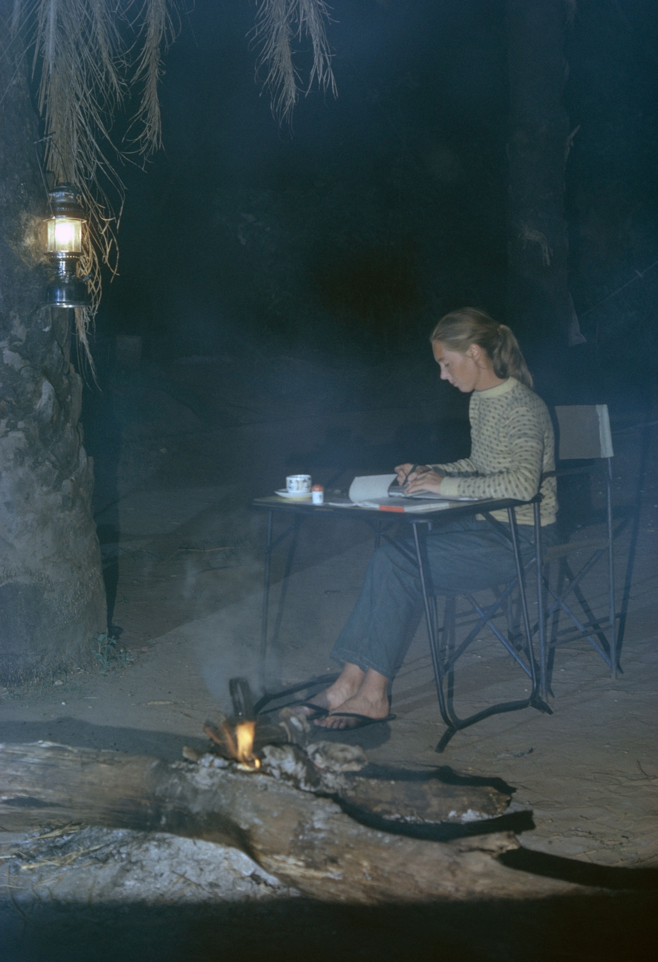 Jane at Gombe